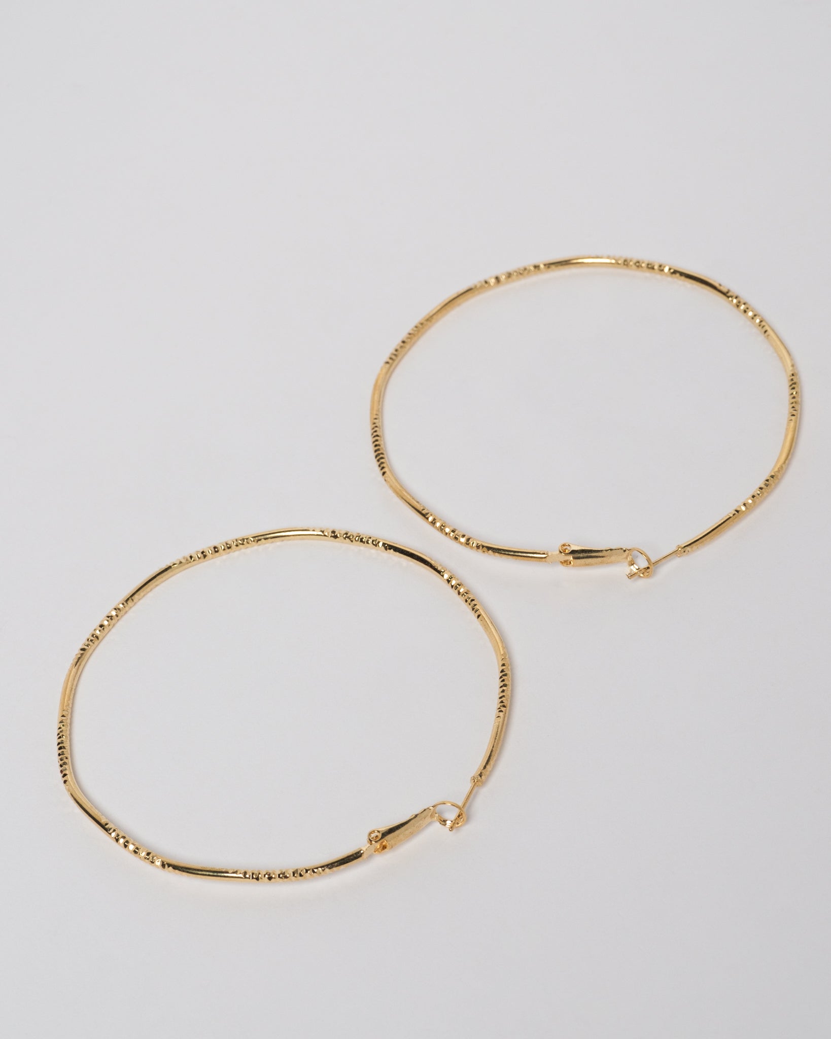 16K Plated Kiara Hoops