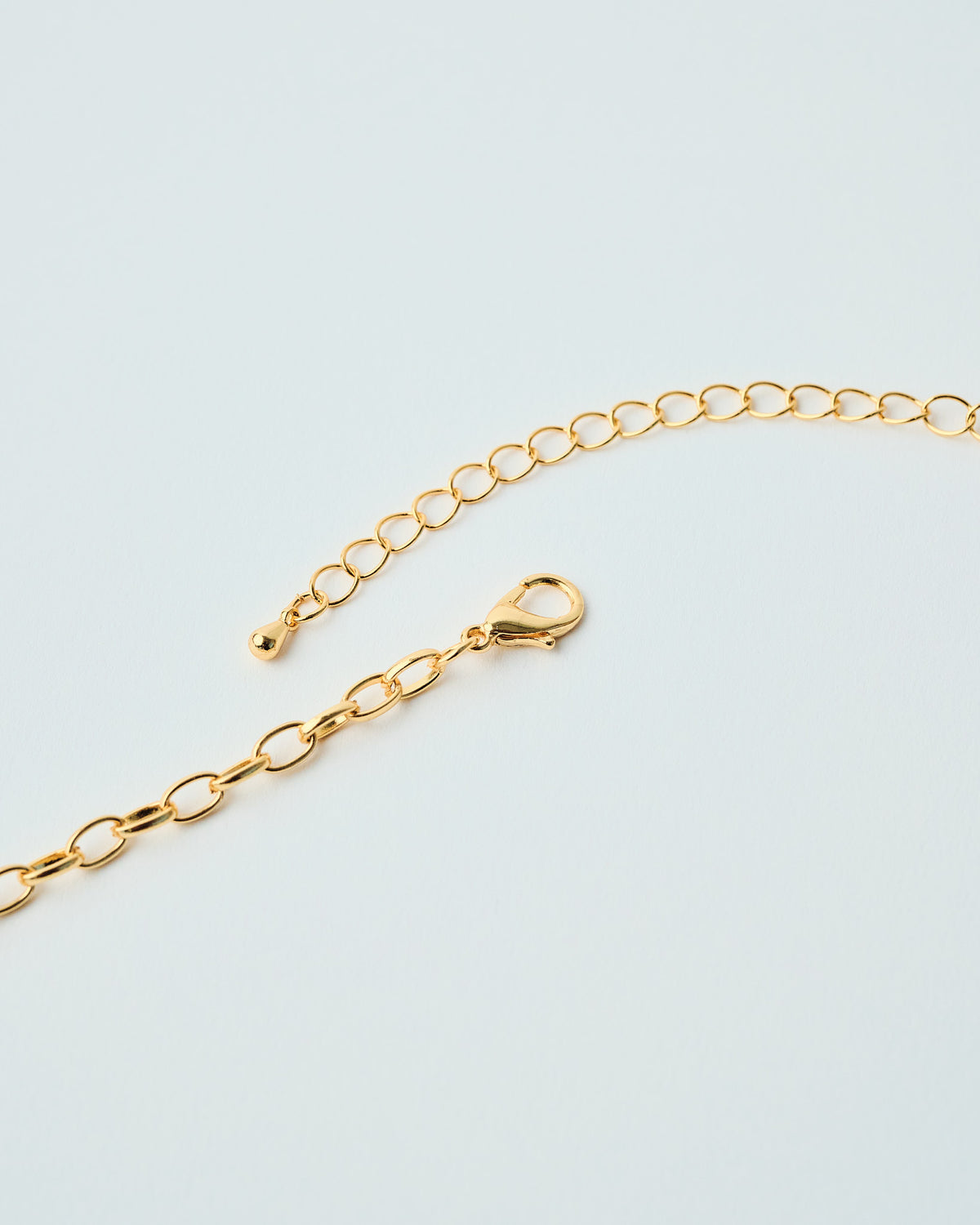 16K Plated Crossed Charm Necklace