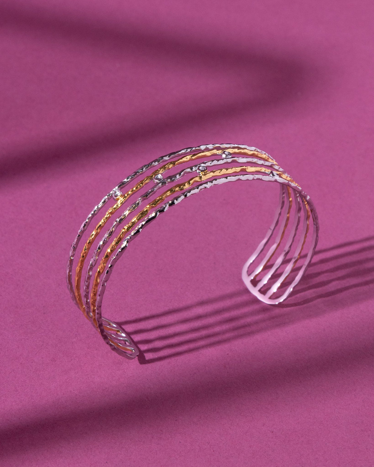 18K Plated Wabash Cuff