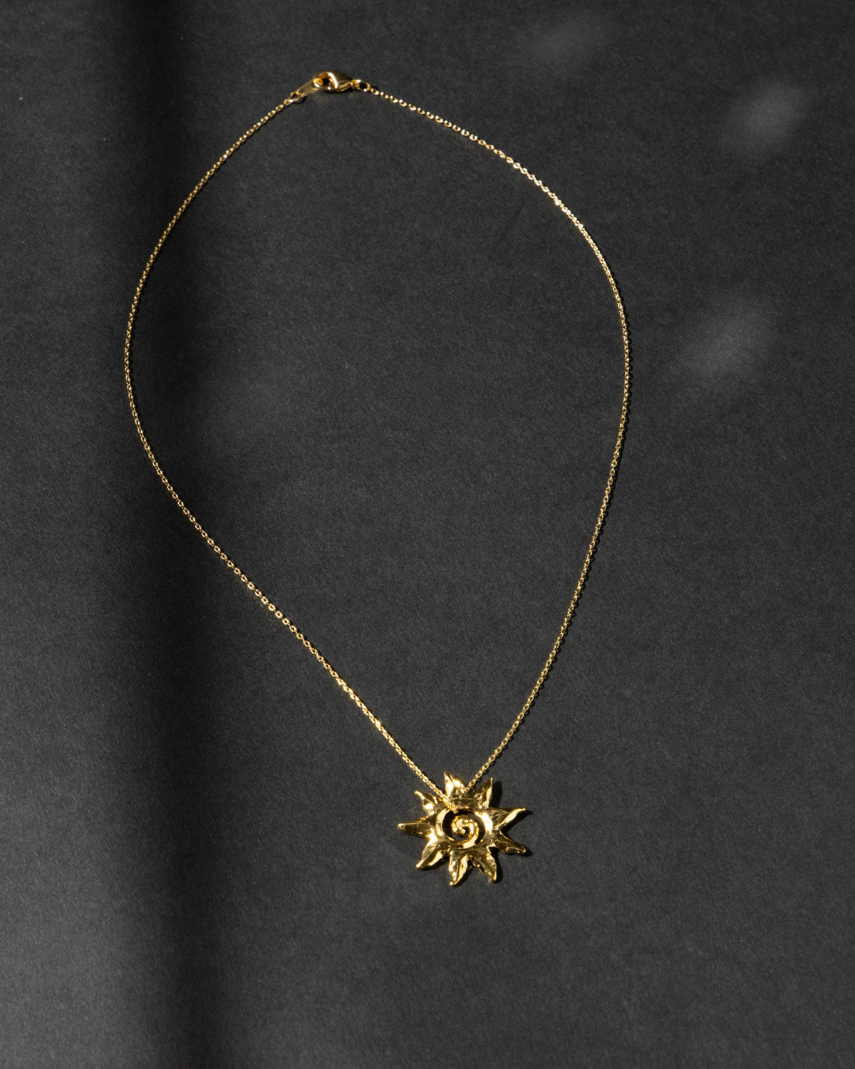 16K Plated Burton Sun Necklace