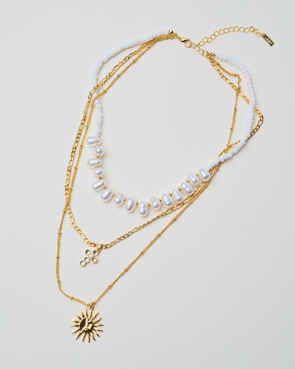16K Plated Fab Necklace