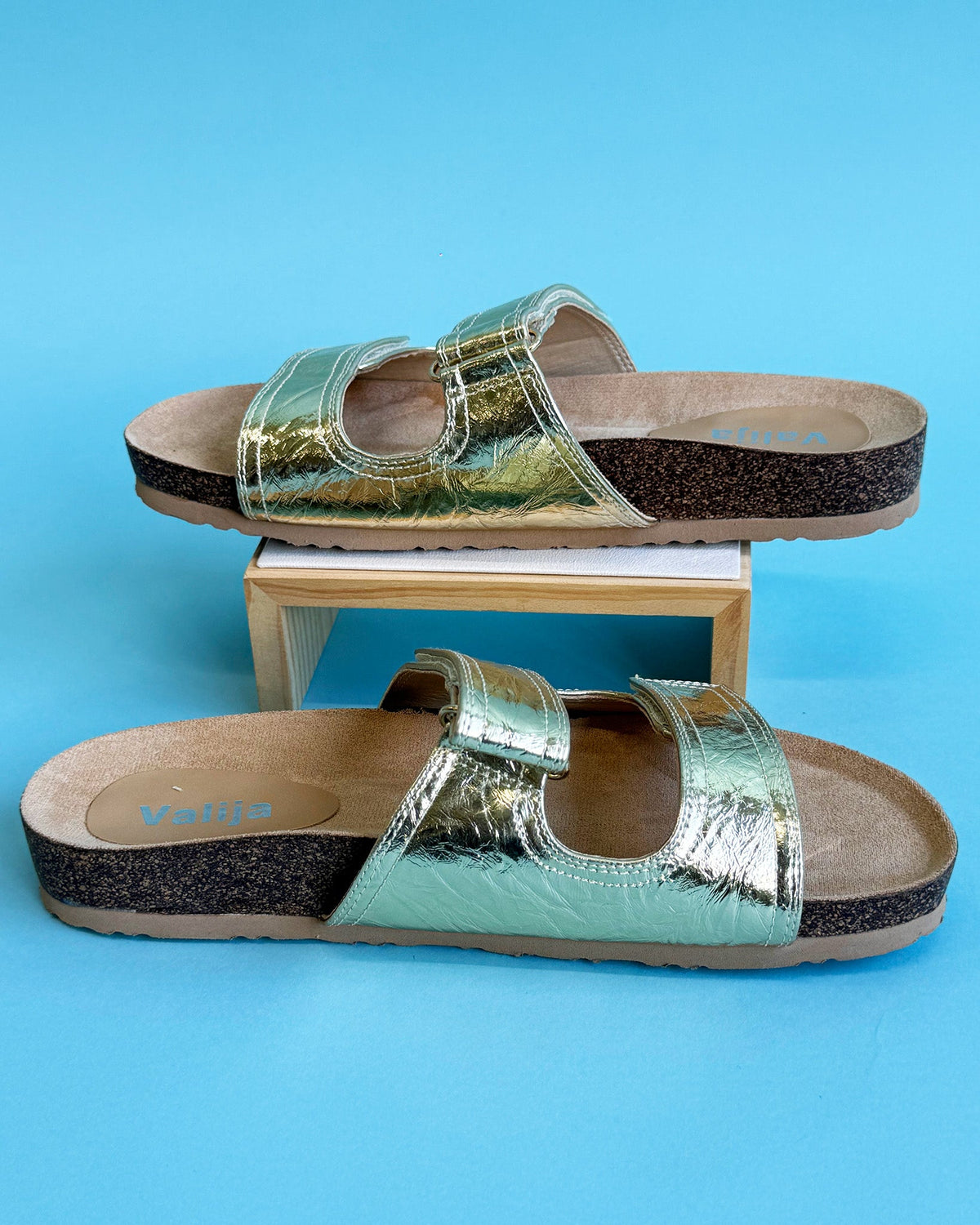 Tina Metallic Sandal