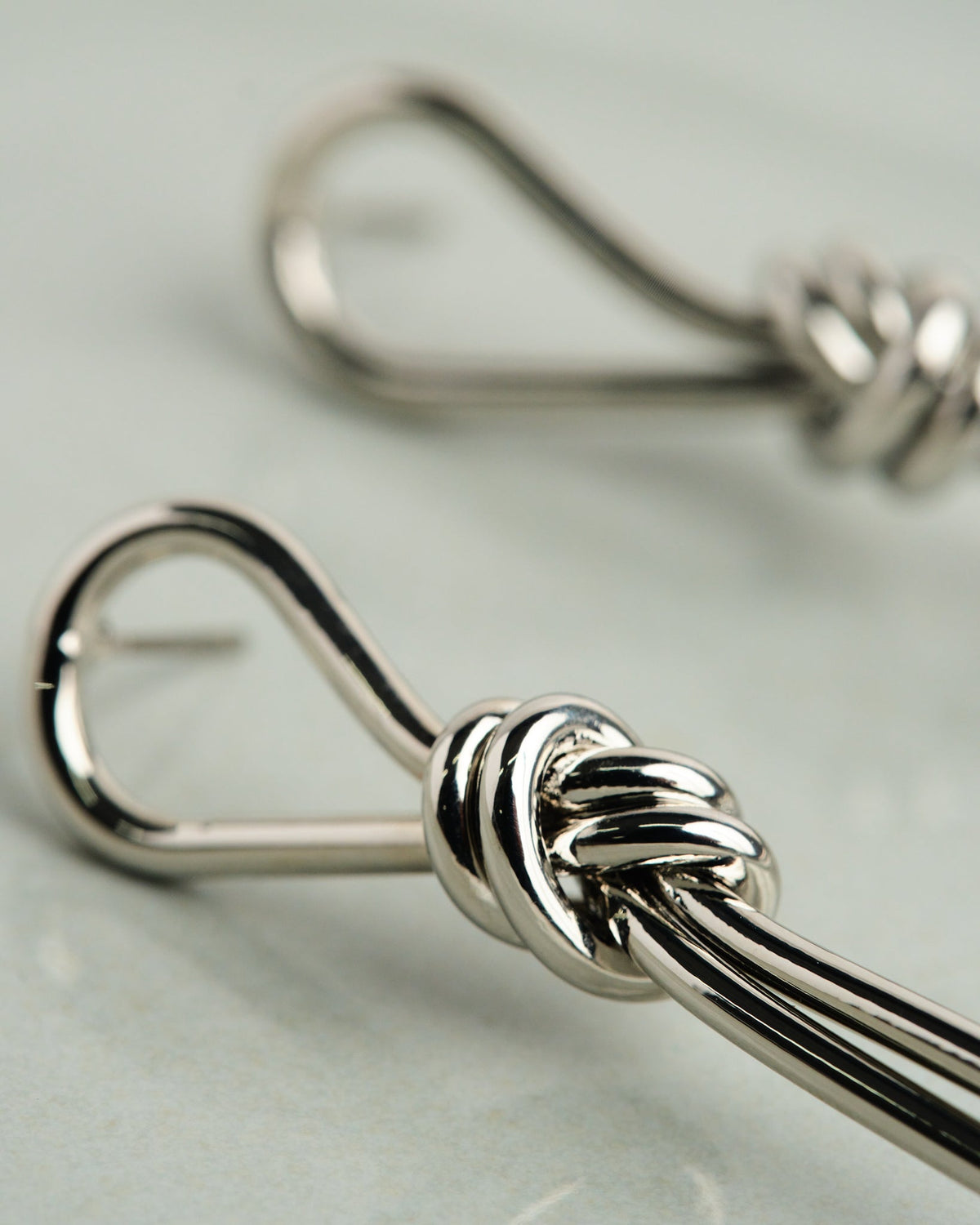 Silver Rope Earrings