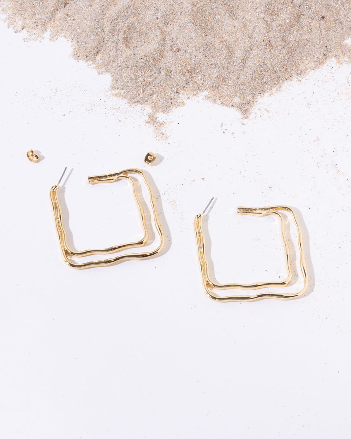 16K Plated Ibis Earrings