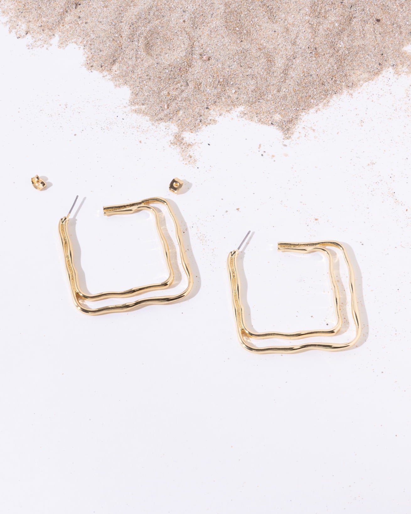 16K Plated Ibis Earrings