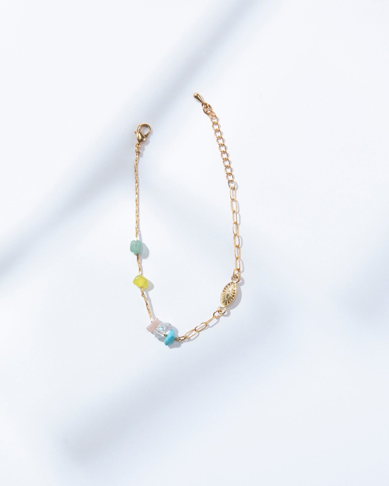 16K Plated Pacific Stones Bracelet