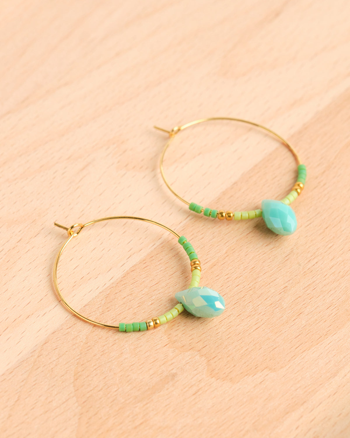 16K Plated Ferris Earrings