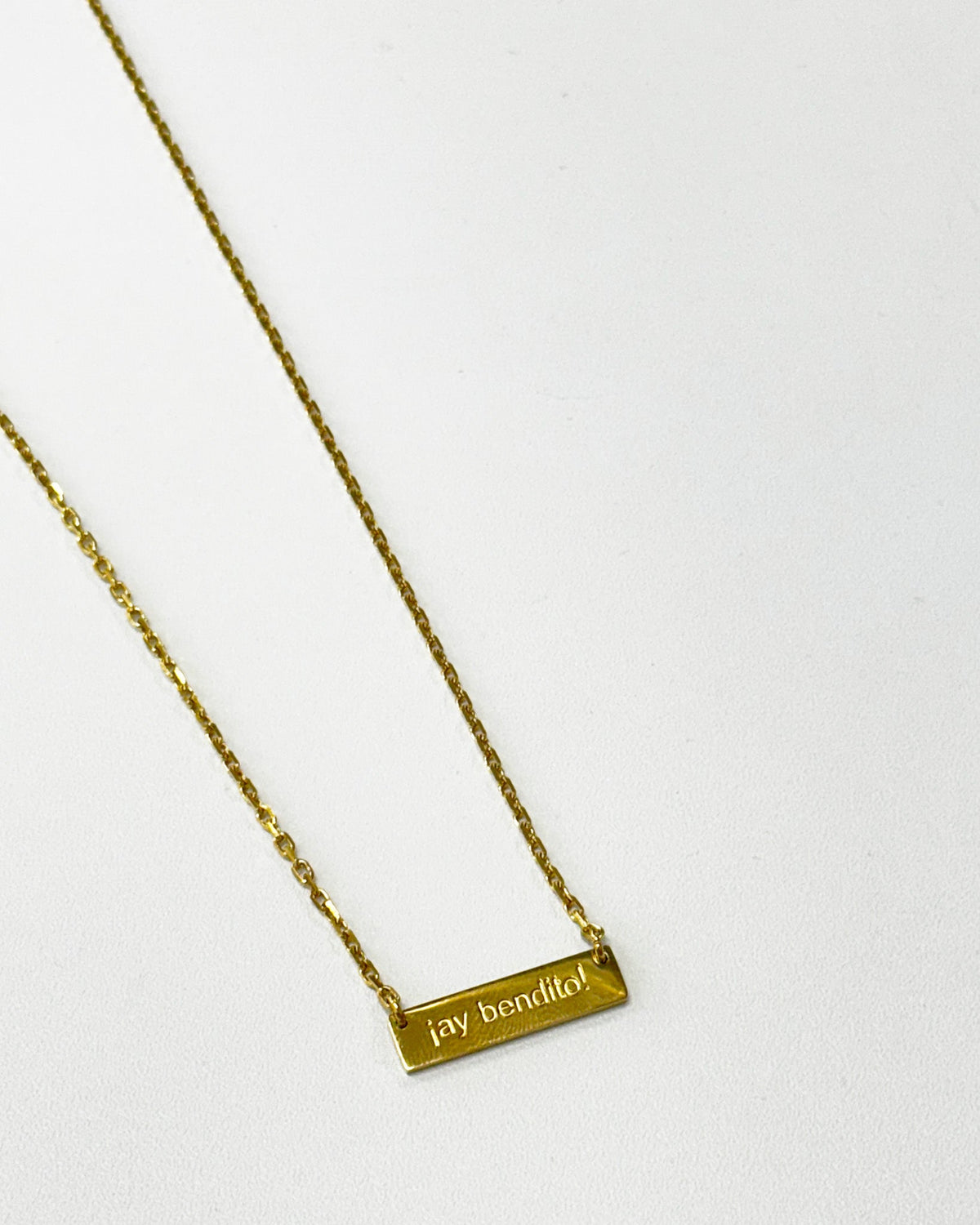 18K Plated Ay Bendito Necklace
