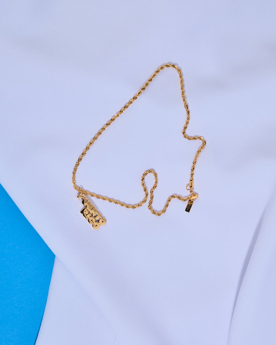18K Plated PR Bold Necklace