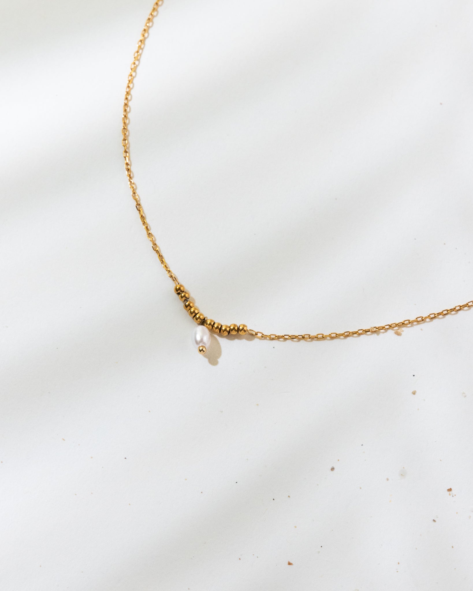 18K Plated Perlita Necklace
