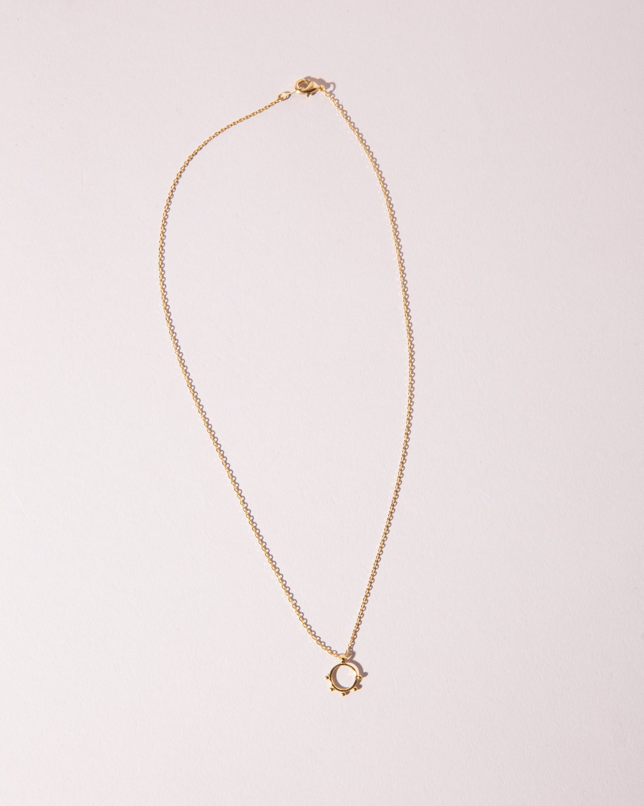 18K Plated Five Dots Necklace