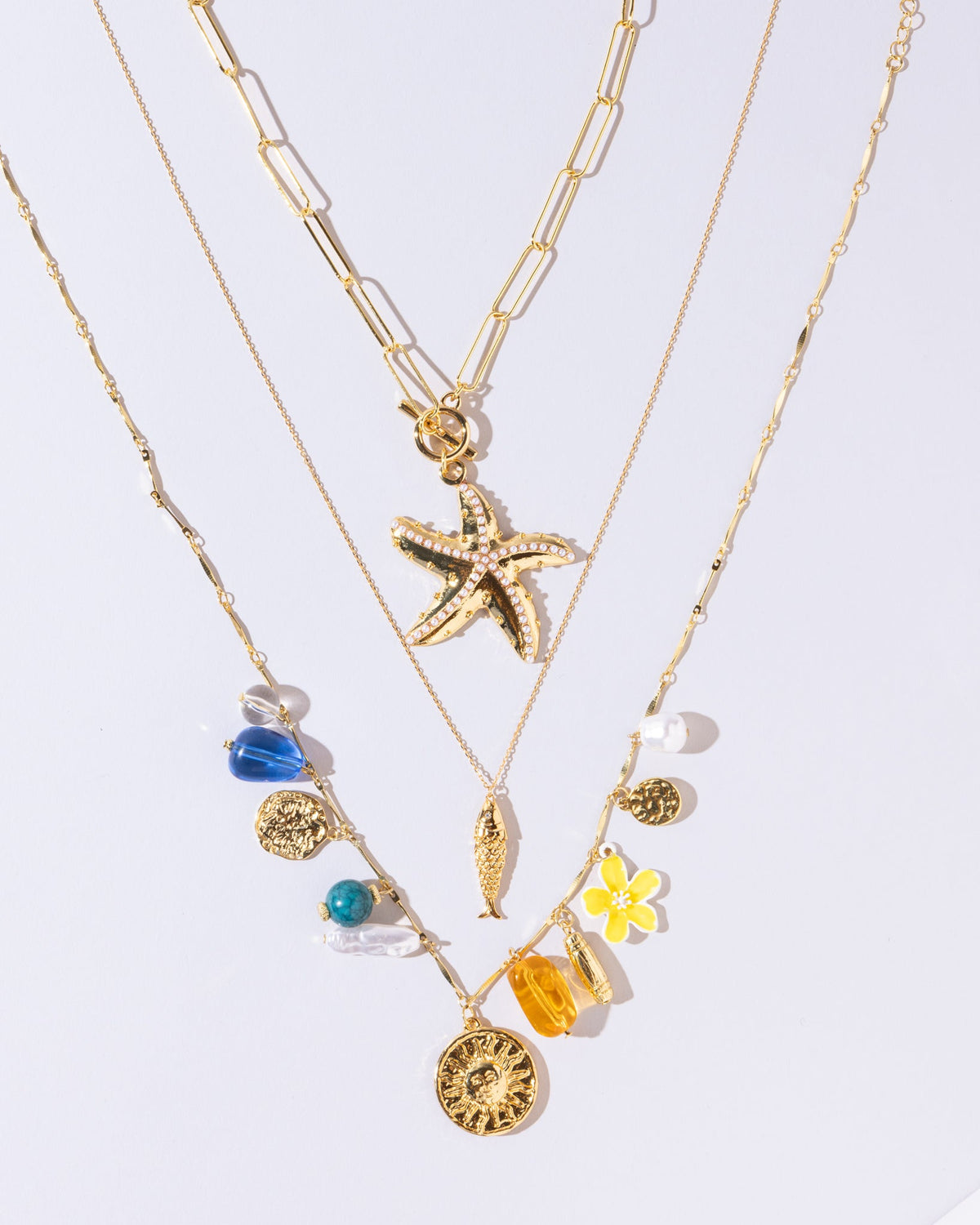 16K Plated Ida Necklace