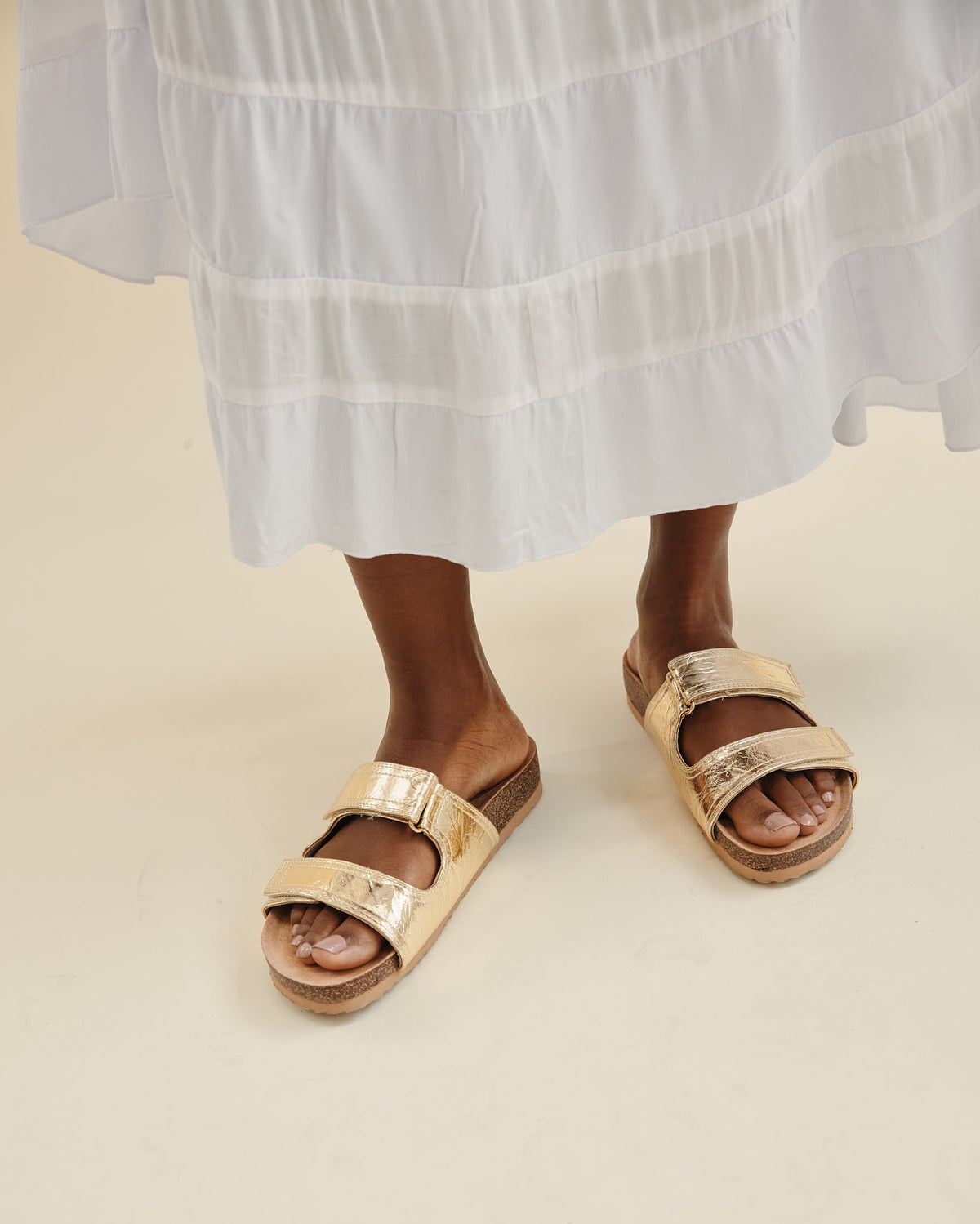 Tina Metallic Sandal