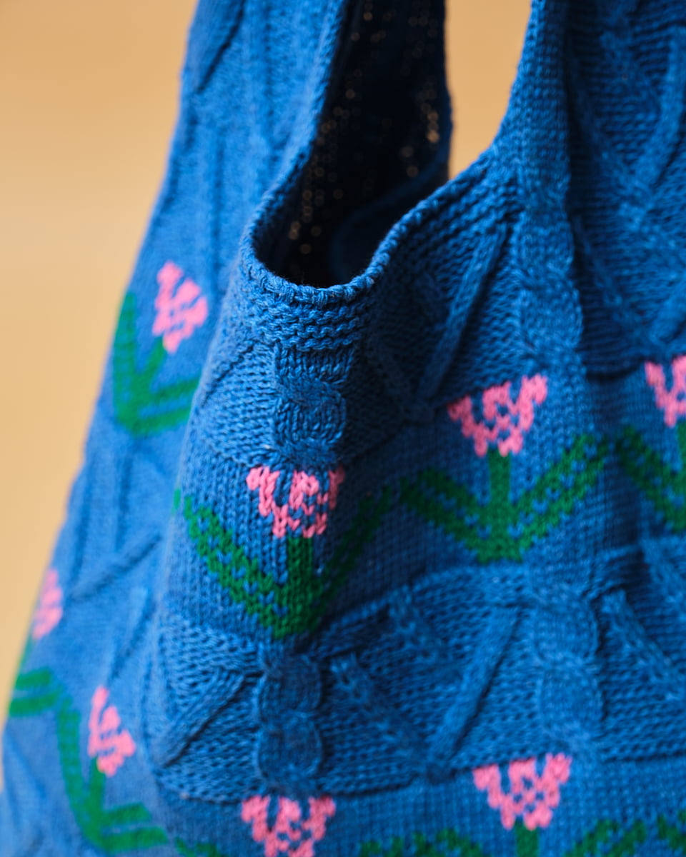 Flora Crochet Purse