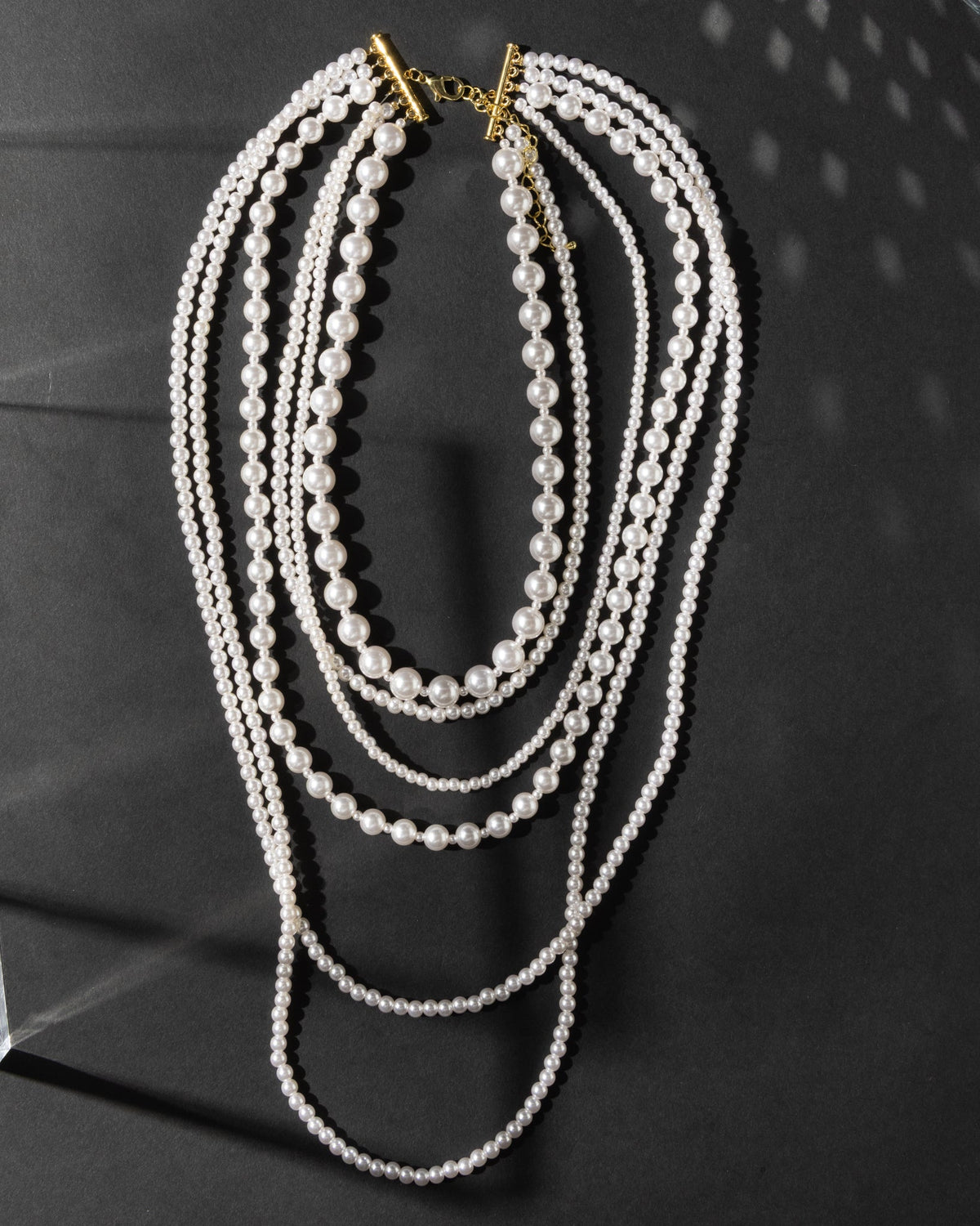 6 Layers Pearl Necklace