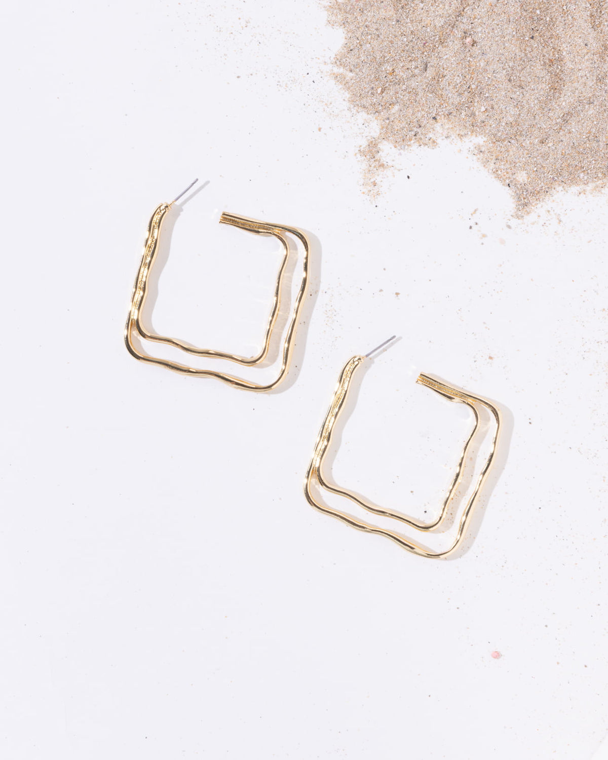 16K Plated Ibis Earrings