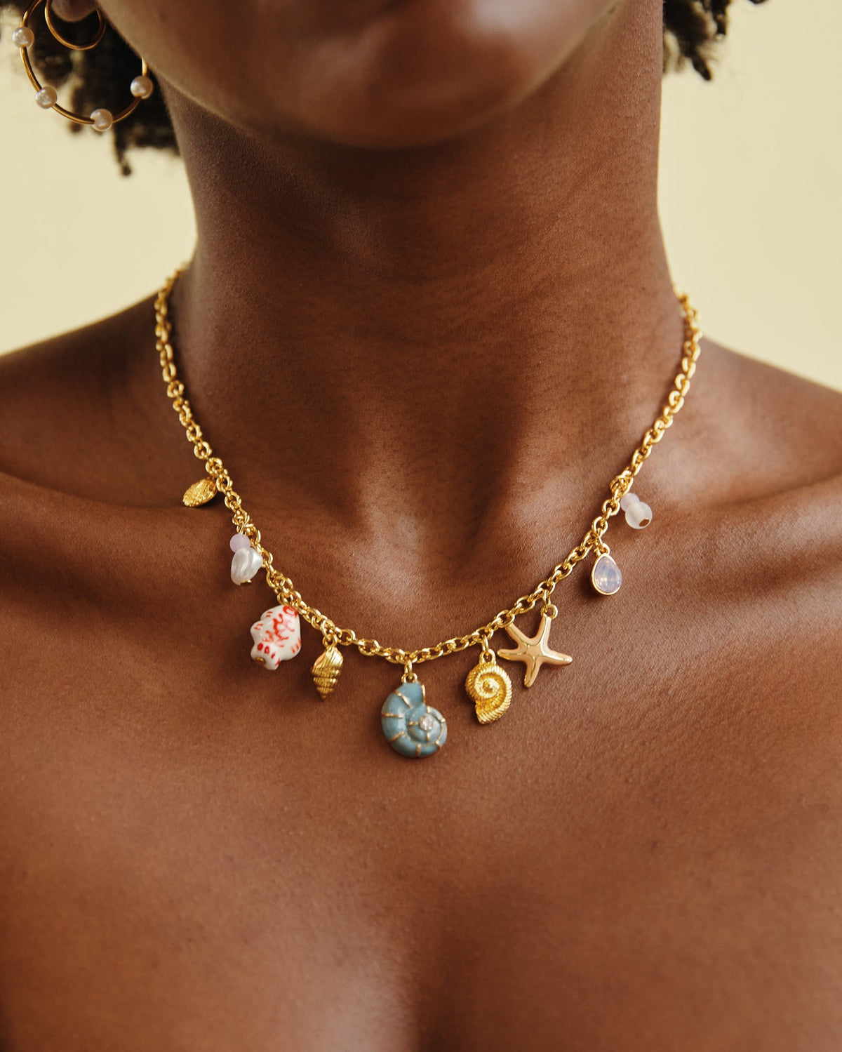 16K Plated Ariel Necklace