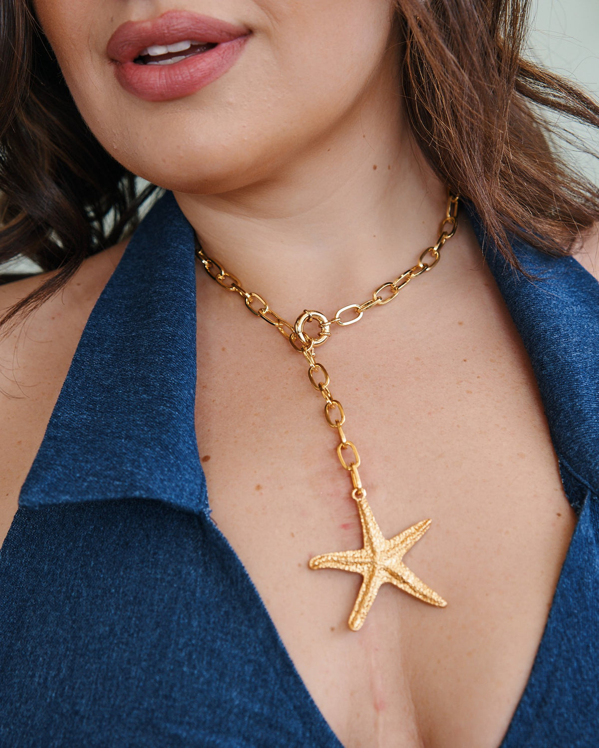 16K Plated Shore Necklace