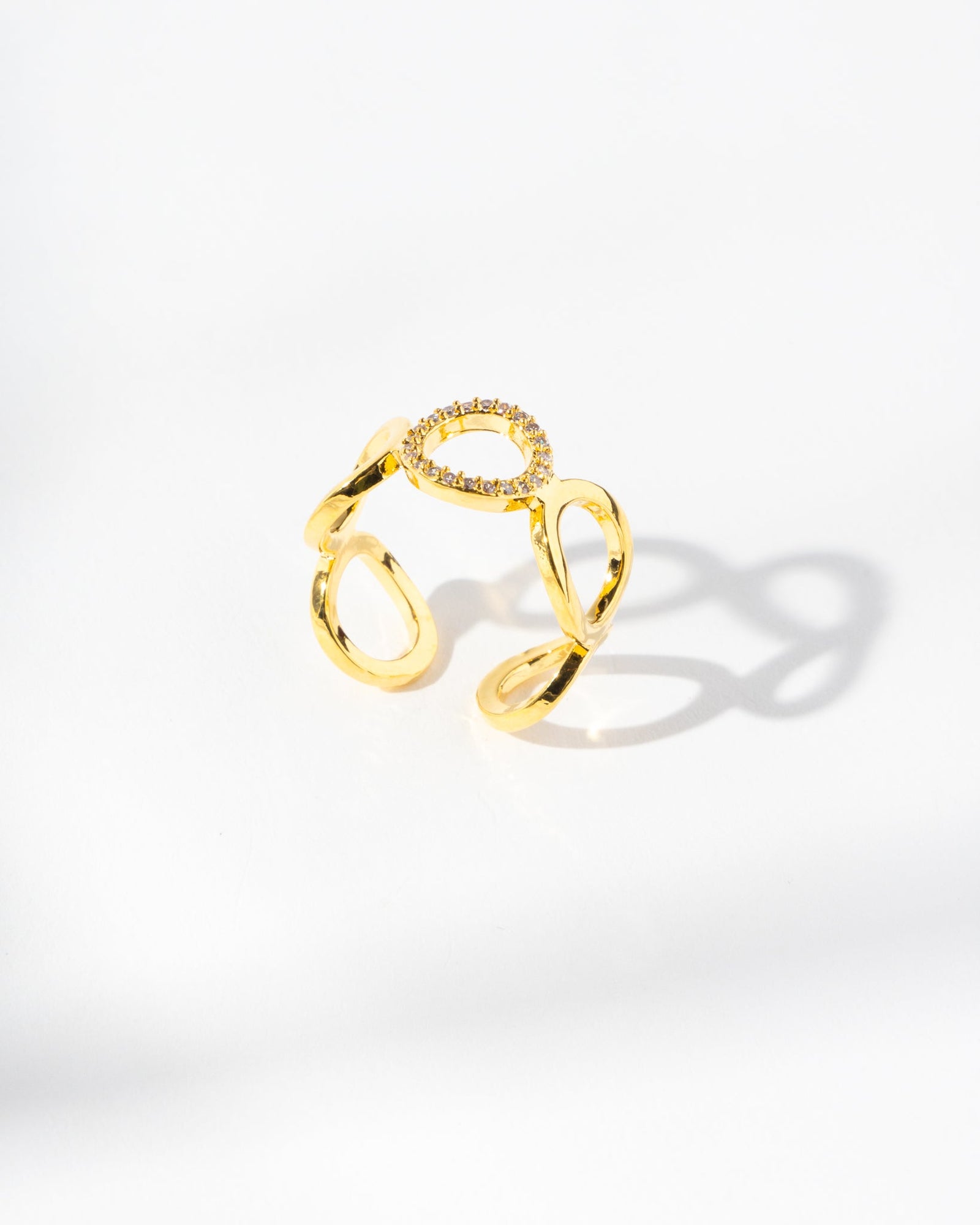 18K Plated Gaurav Ring