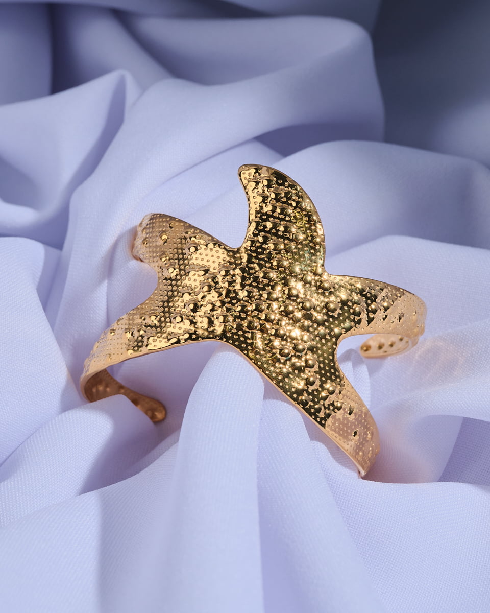 18K Plated Aqua Cuff