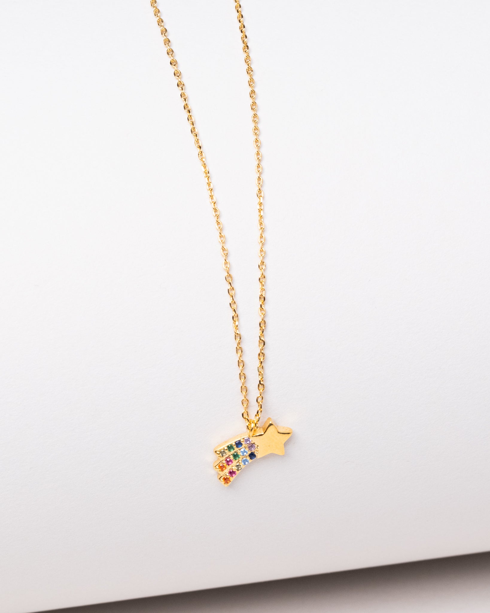 18K Plated Shooting Star Necklace