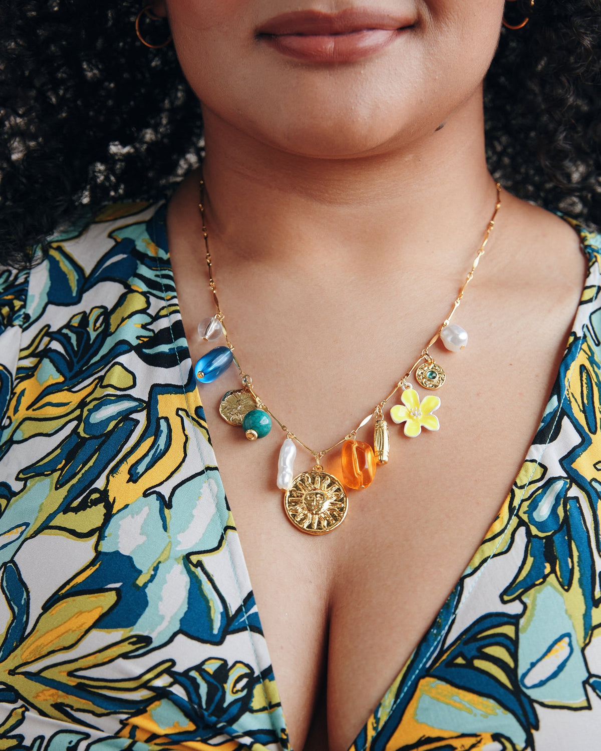 16K Plated Ida Necklace