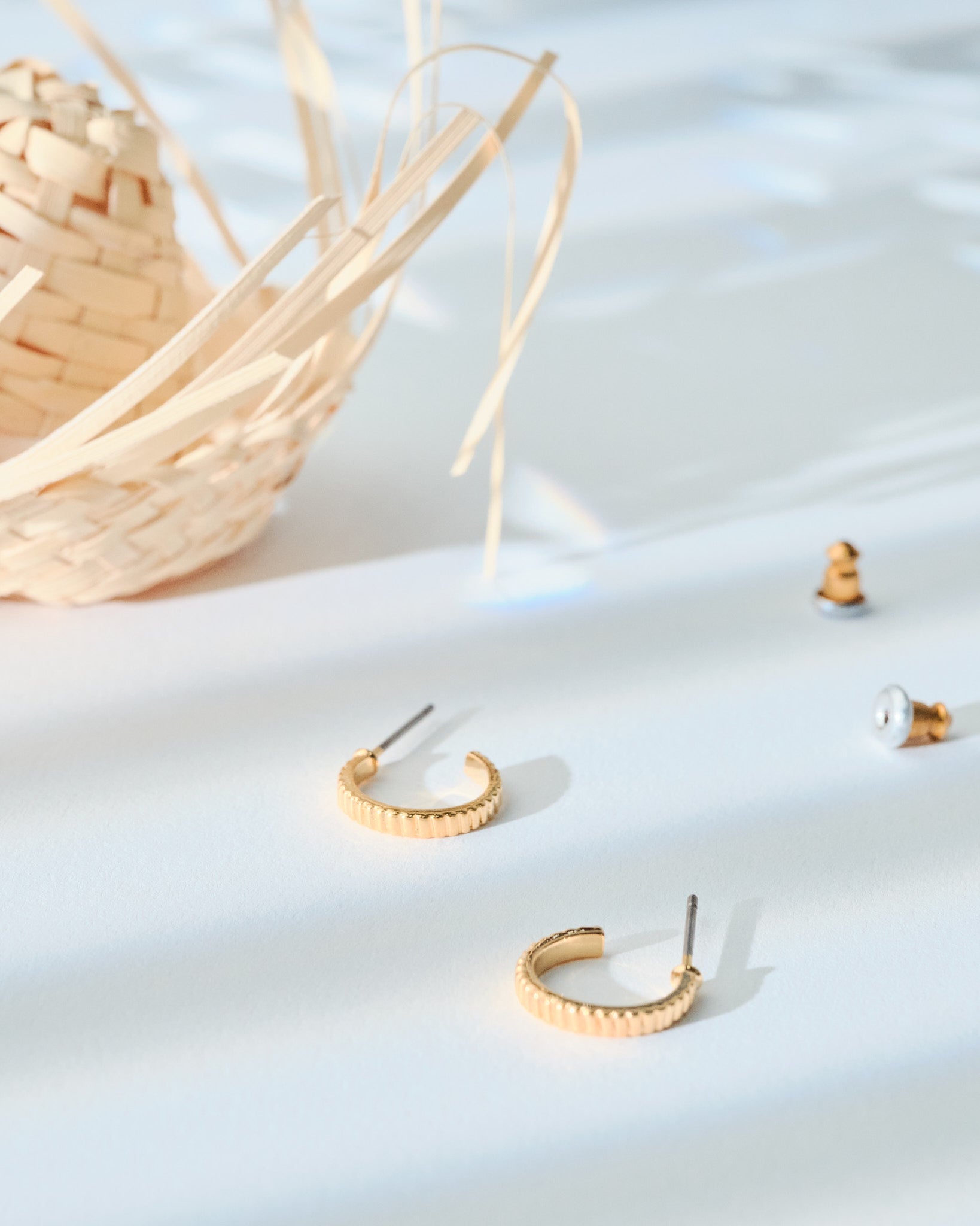 16K Plated Borealis Earrings