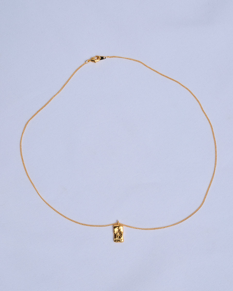 16K Plated 2 Palmitas Necklace