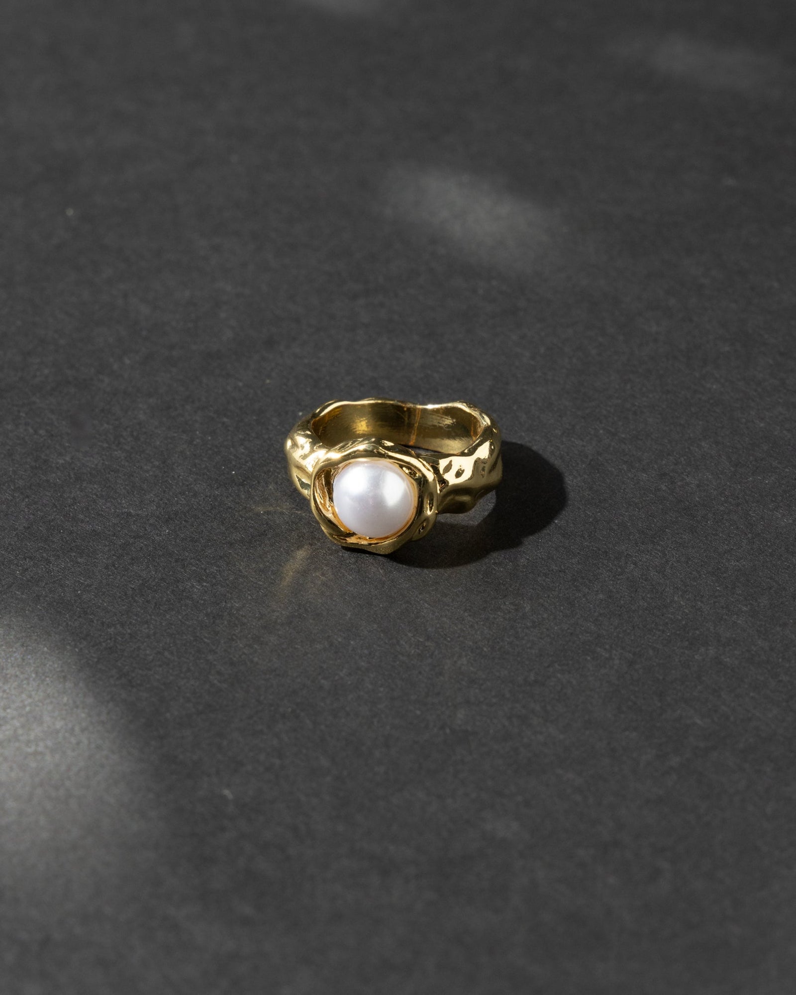 16K Plated Perla Ring