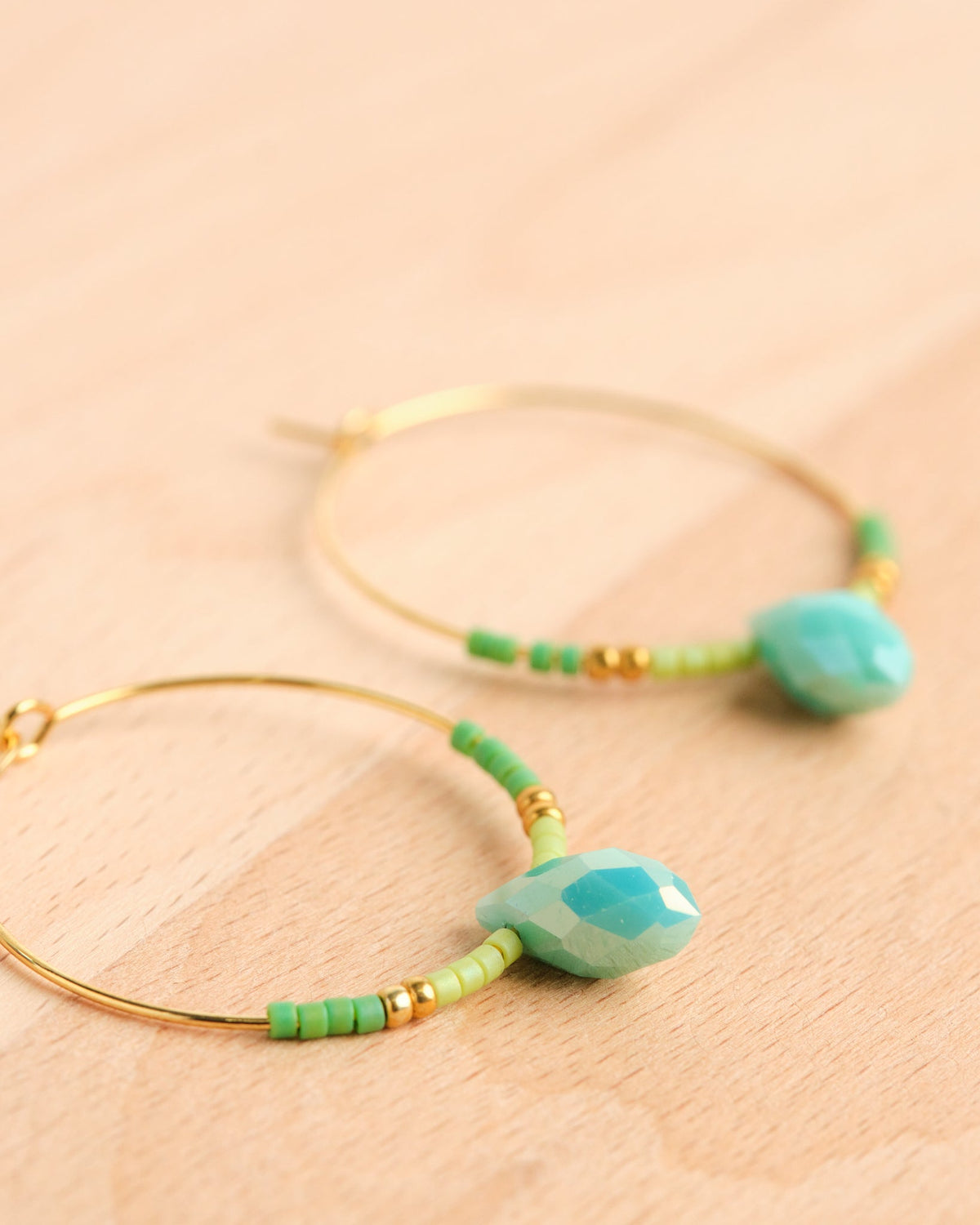 16K Plated Ferris Earrings