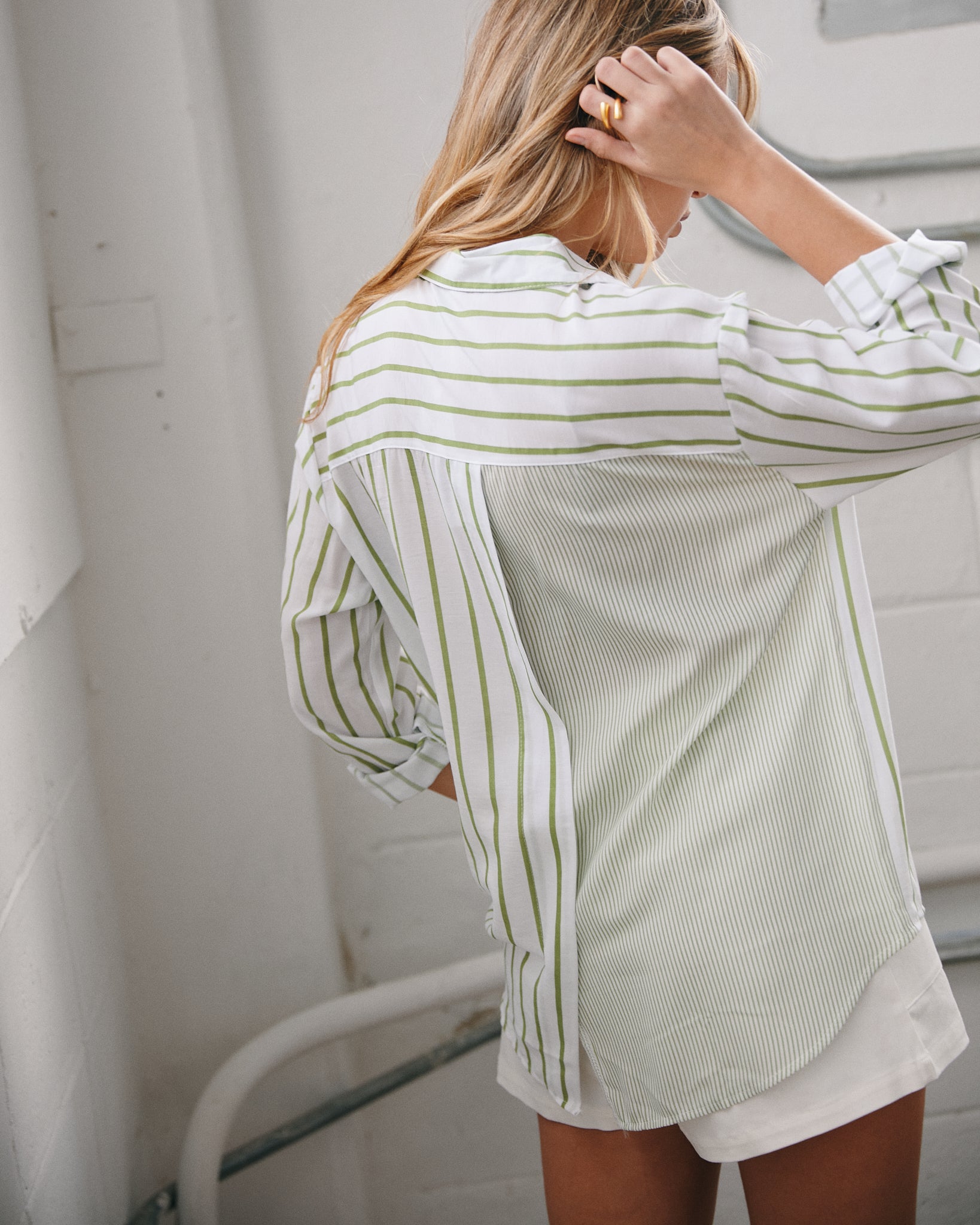 Contrasting Stripes Top