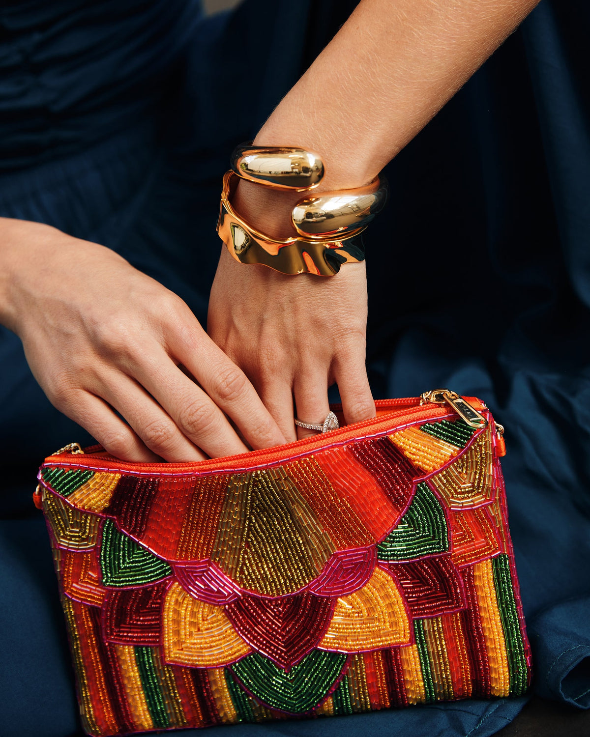 Tropical Beaded Purse