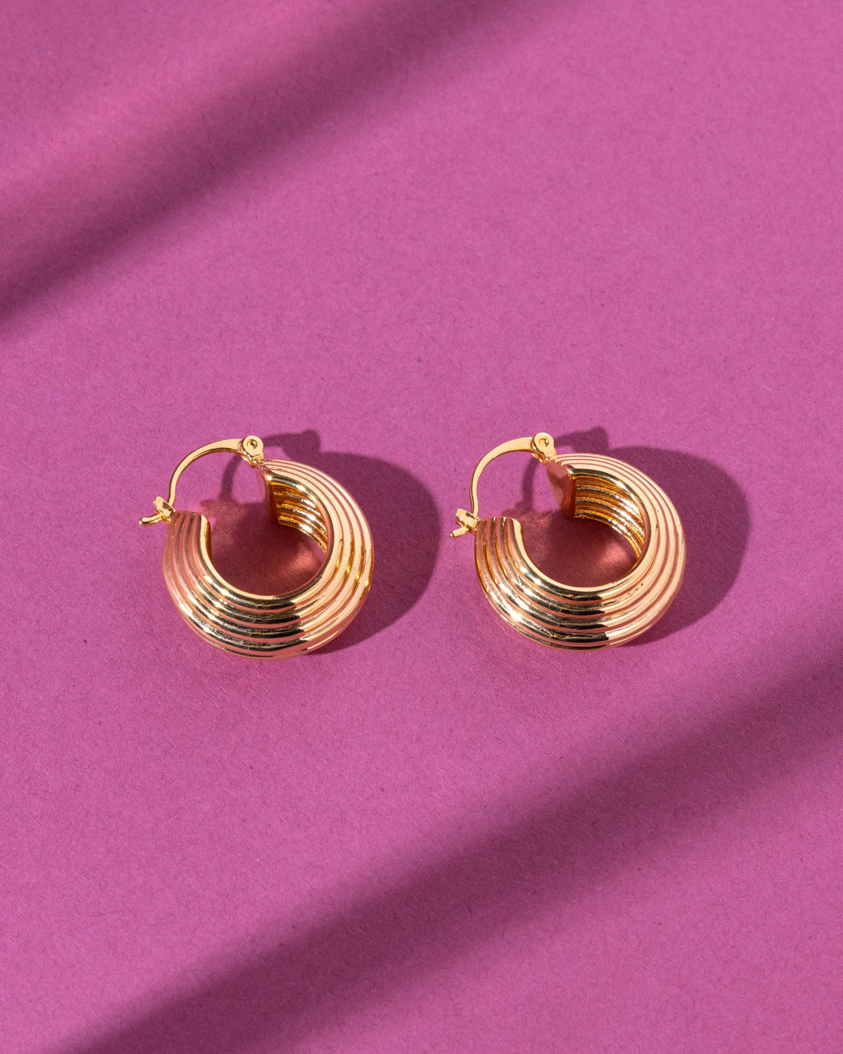 18K Plated Brass Earrings