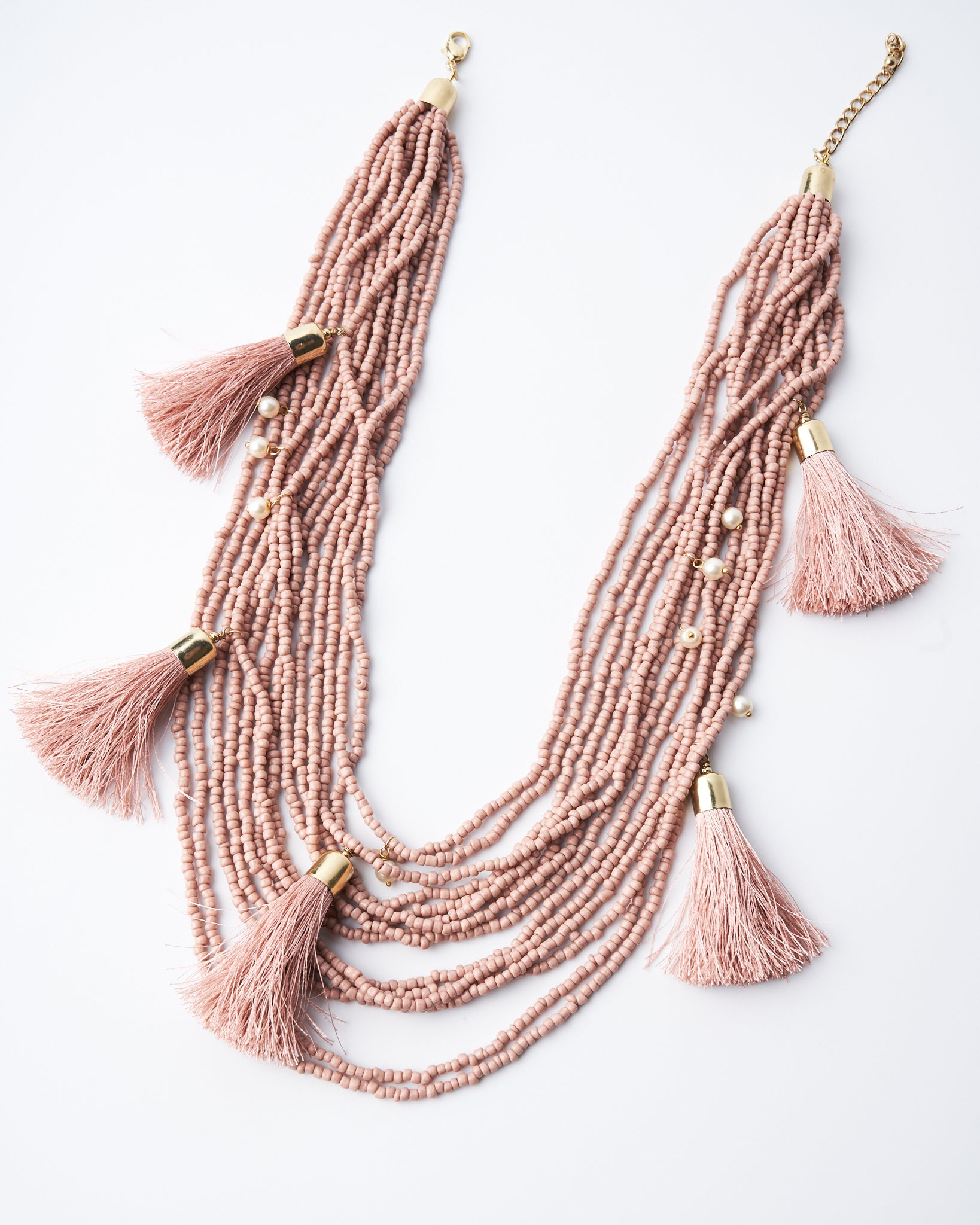 Layered Tassels Necklace