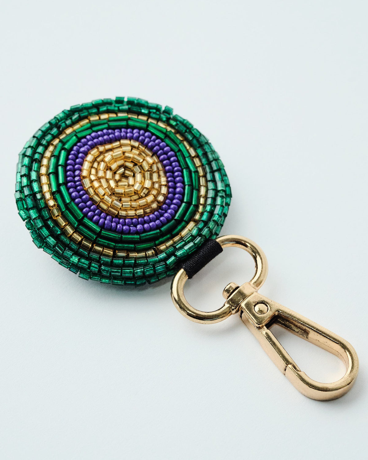 Beaded Circle Purse Dangle