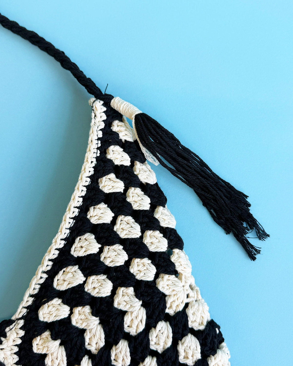Crochet Contrast Purse