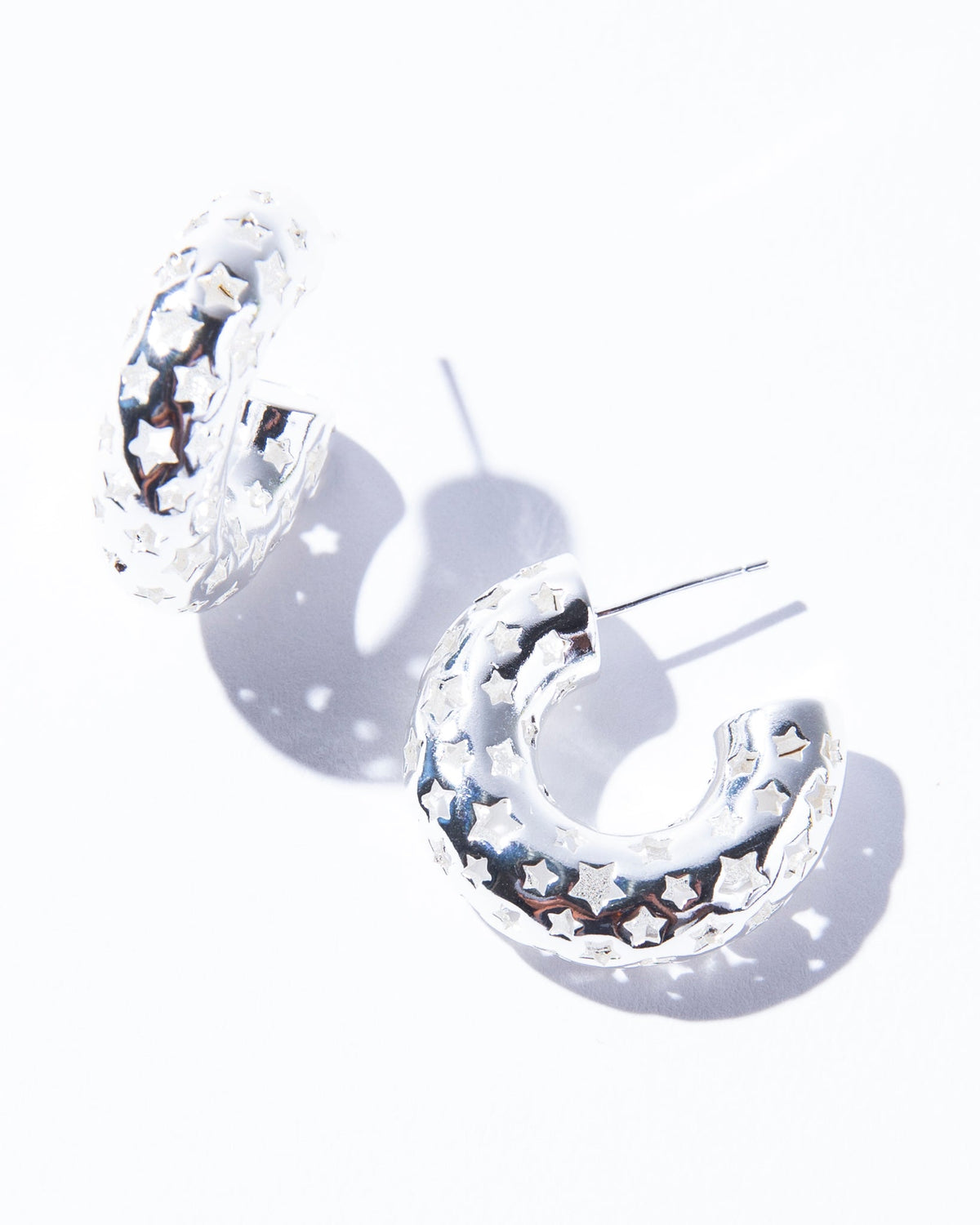 Stars Hoop Earrings