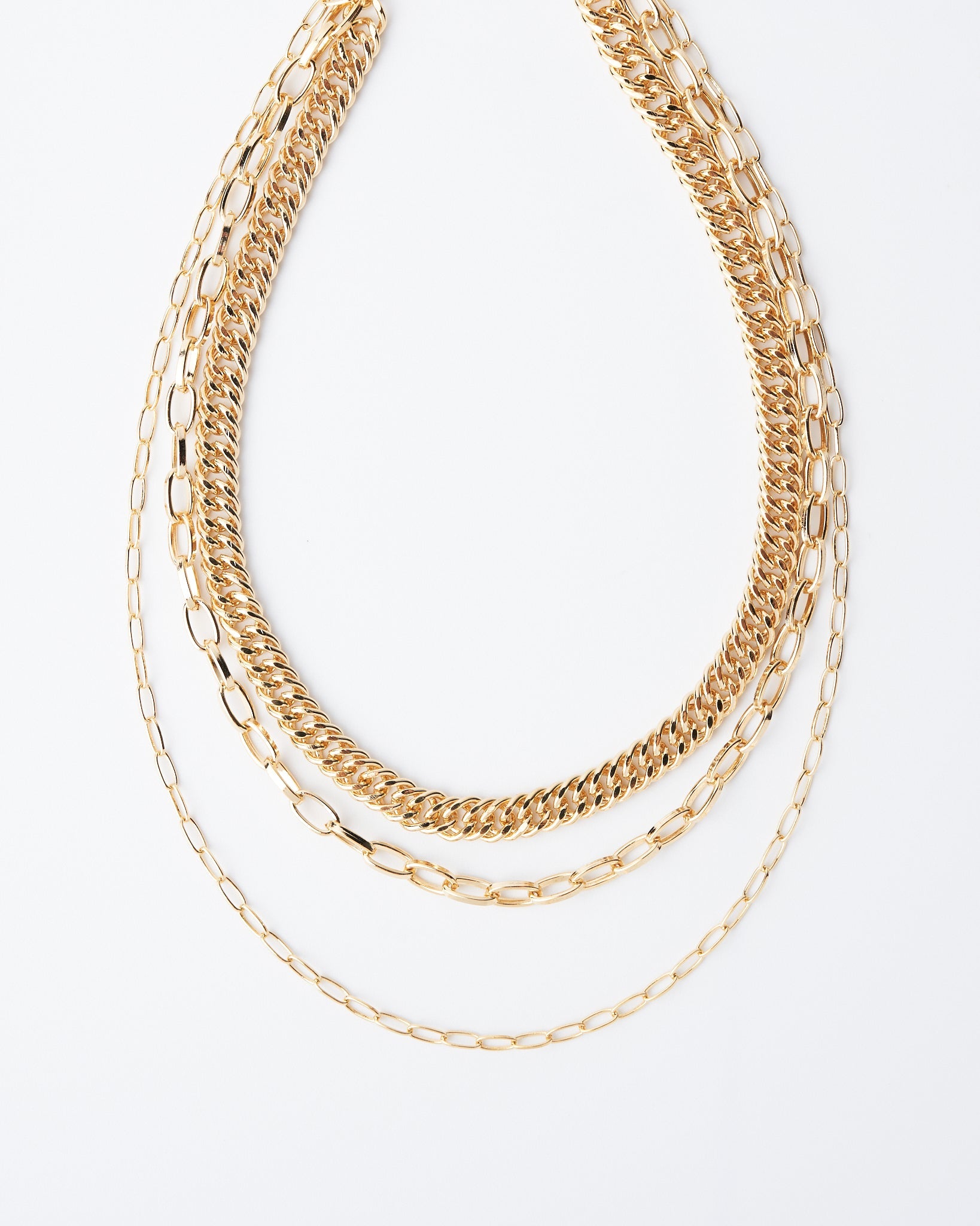 14K Plated Lauper Necklace