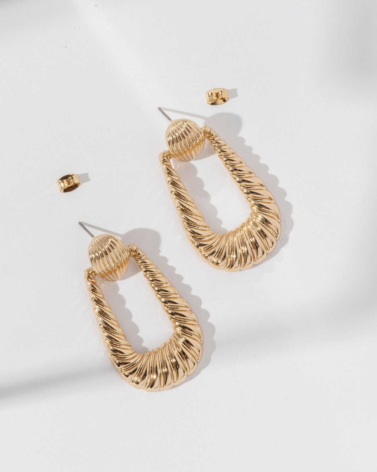16K Plated Ru Earrings