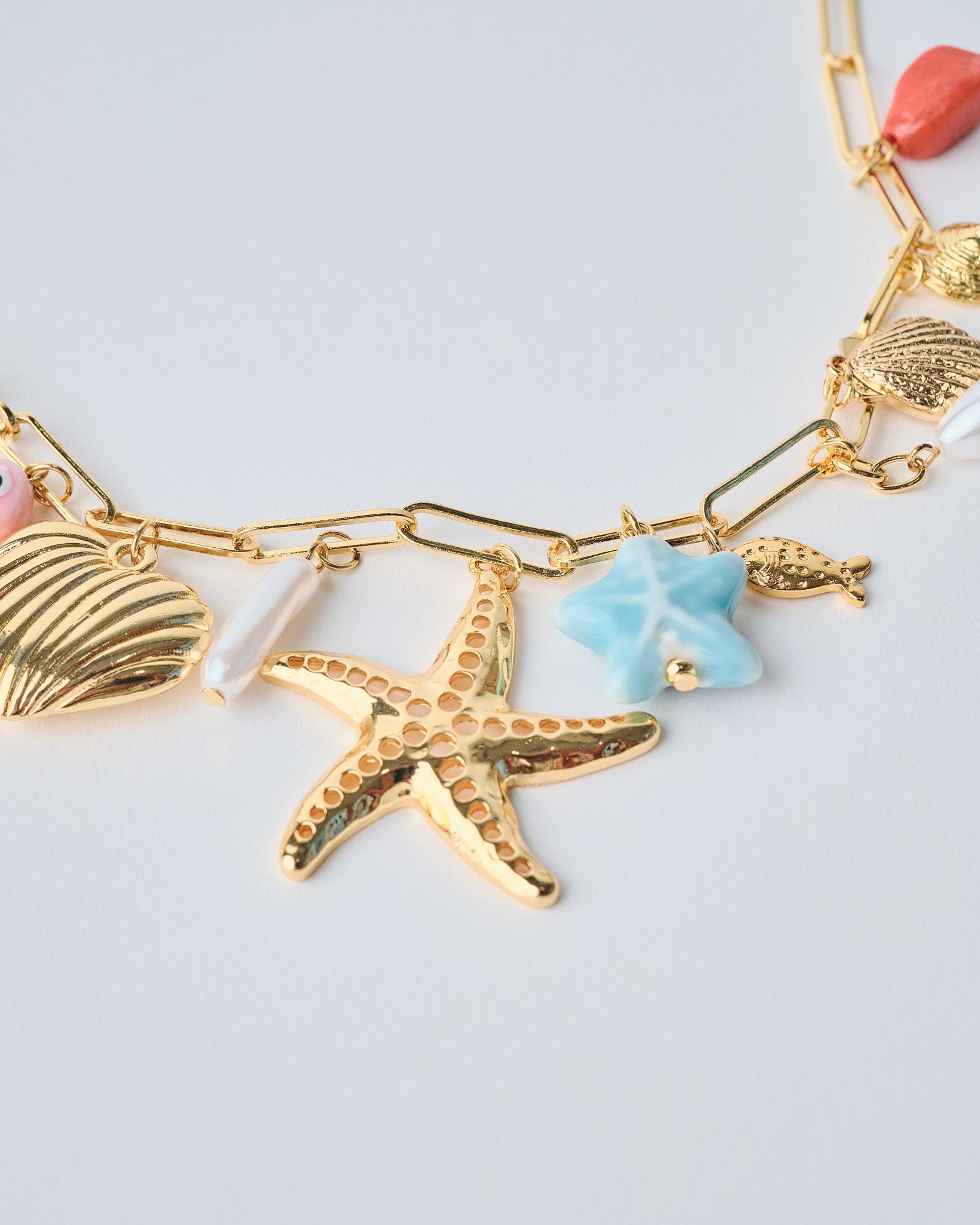 16K Plated Seaside Necklace