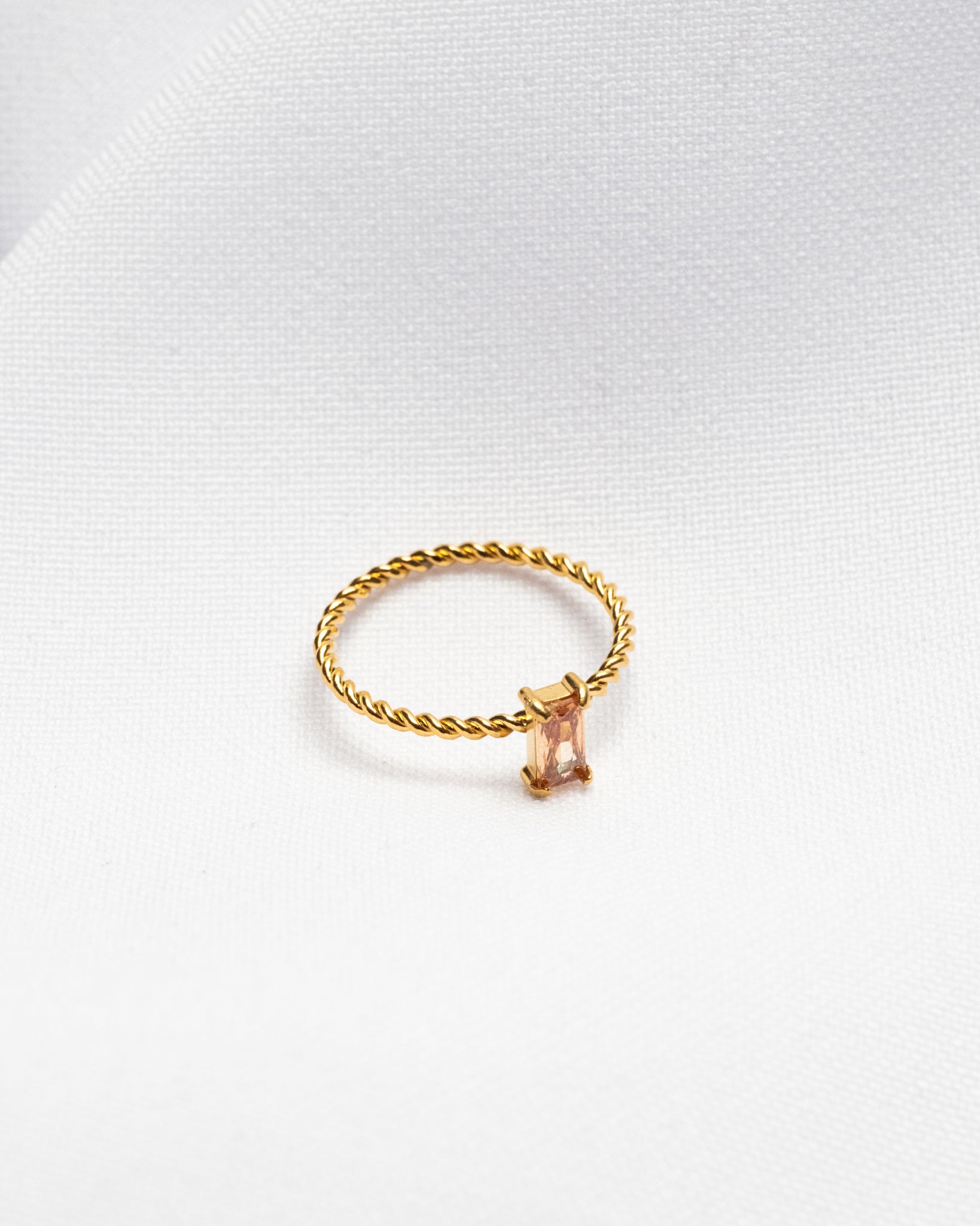 18K Plated Ley Ring