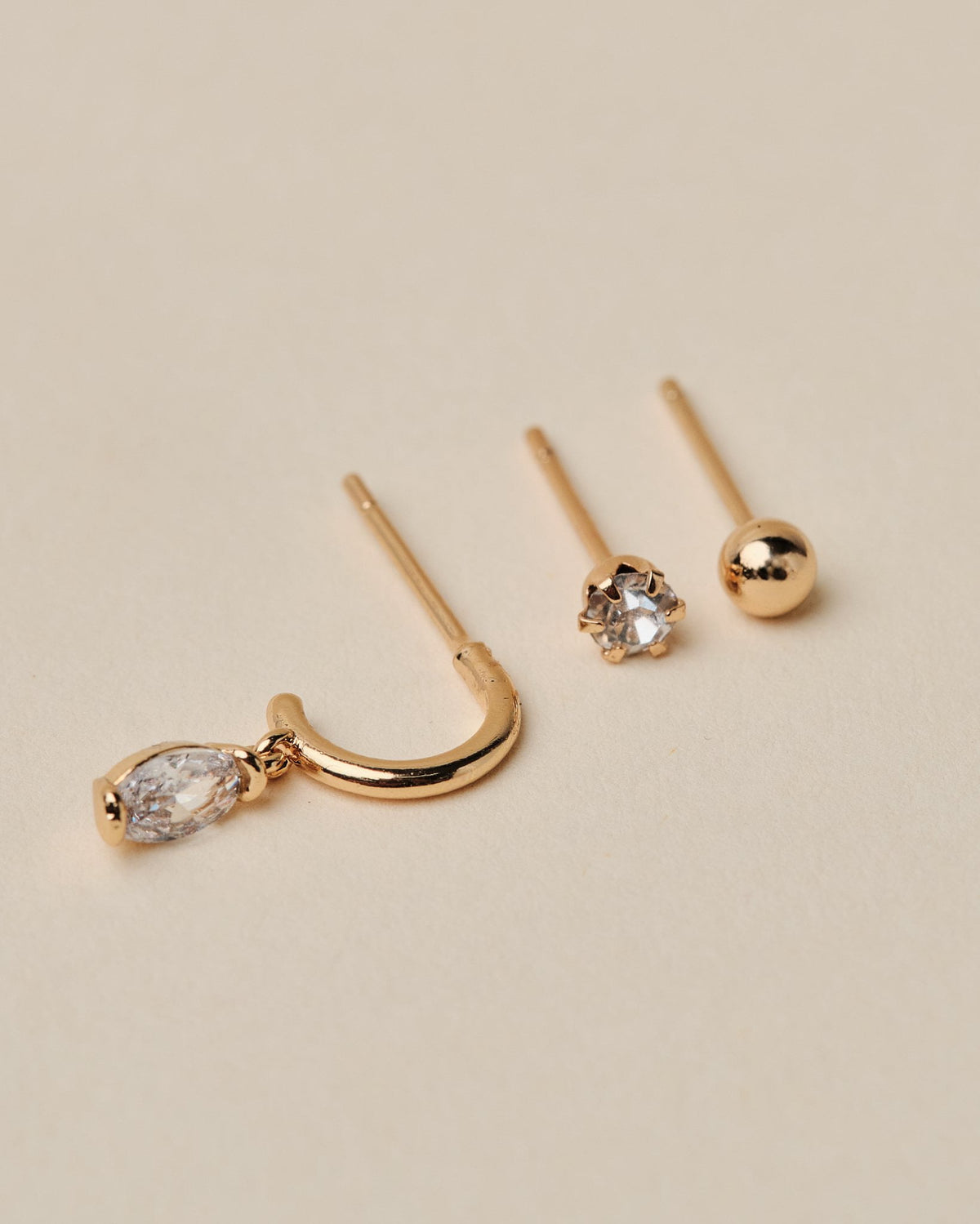 18K Plated Noa Earrings Set