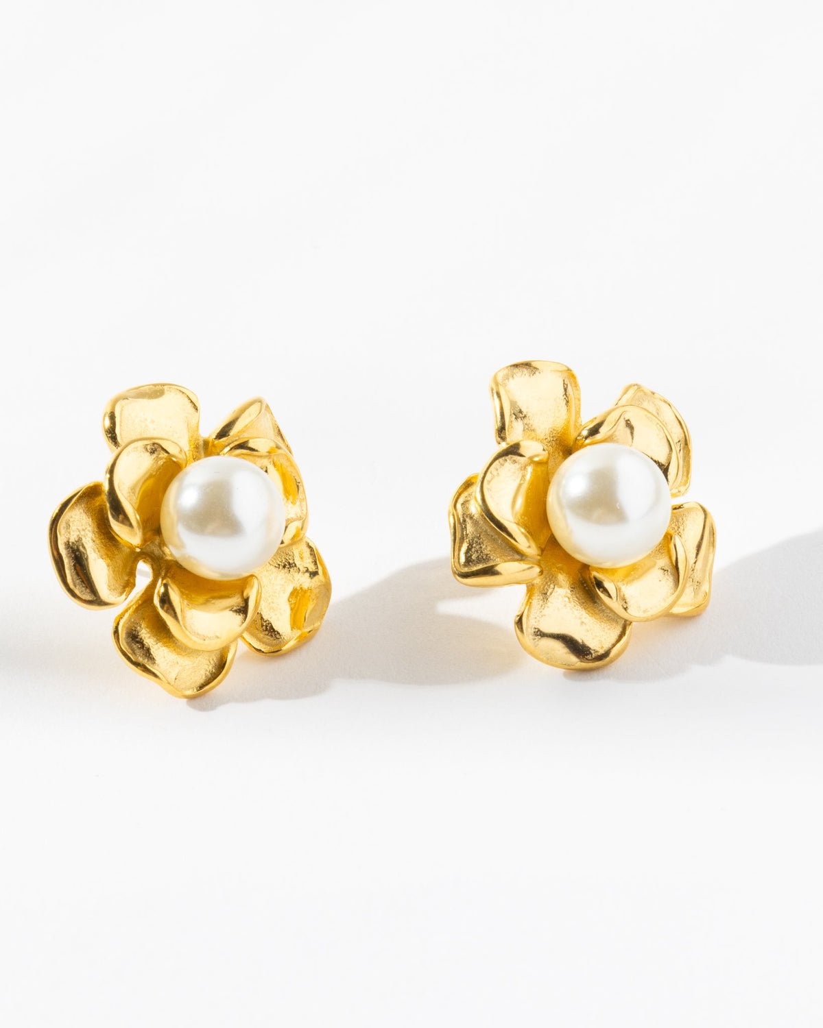 18K Plated Perla Bloom Earrings