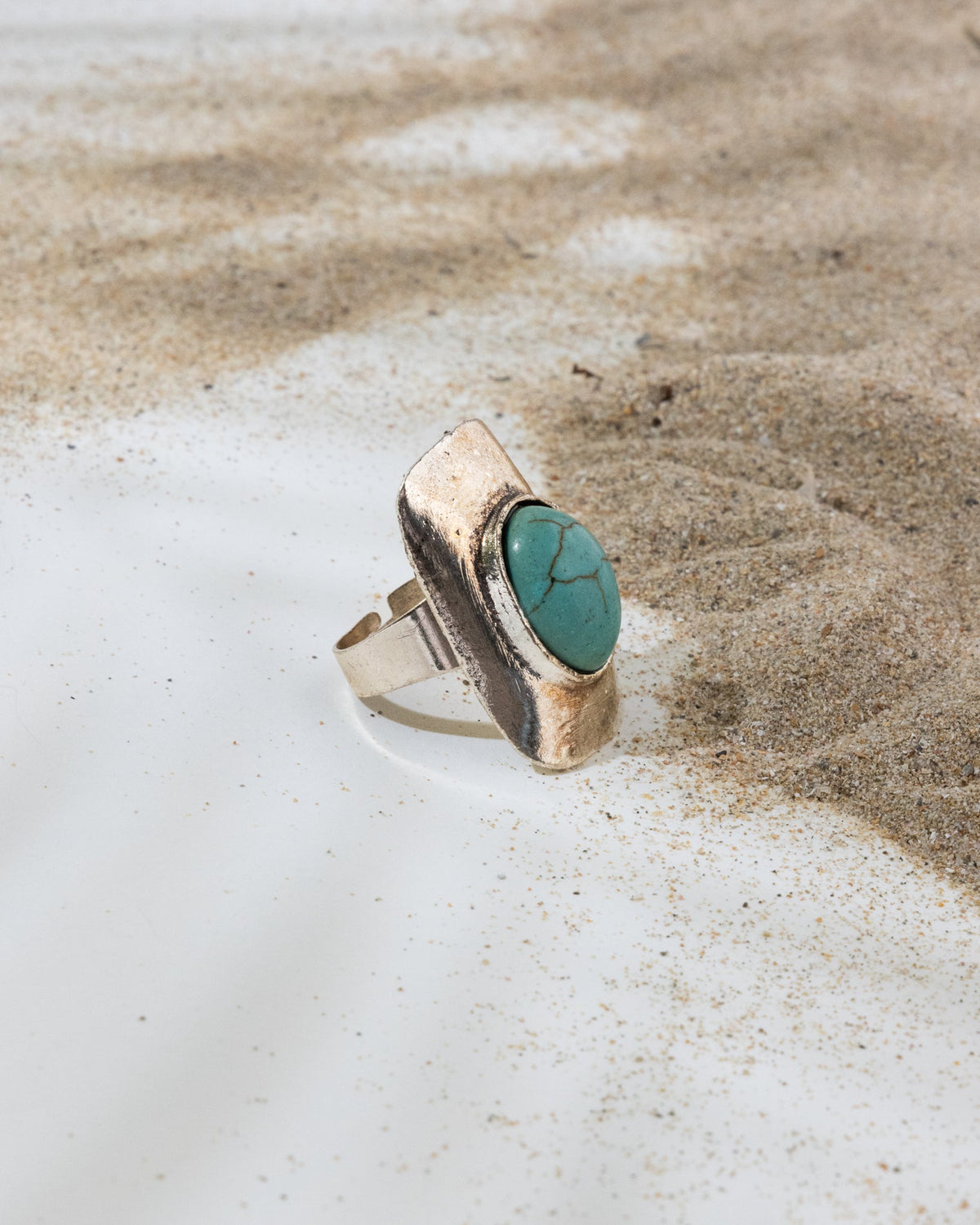 Modern Gemstone Ring