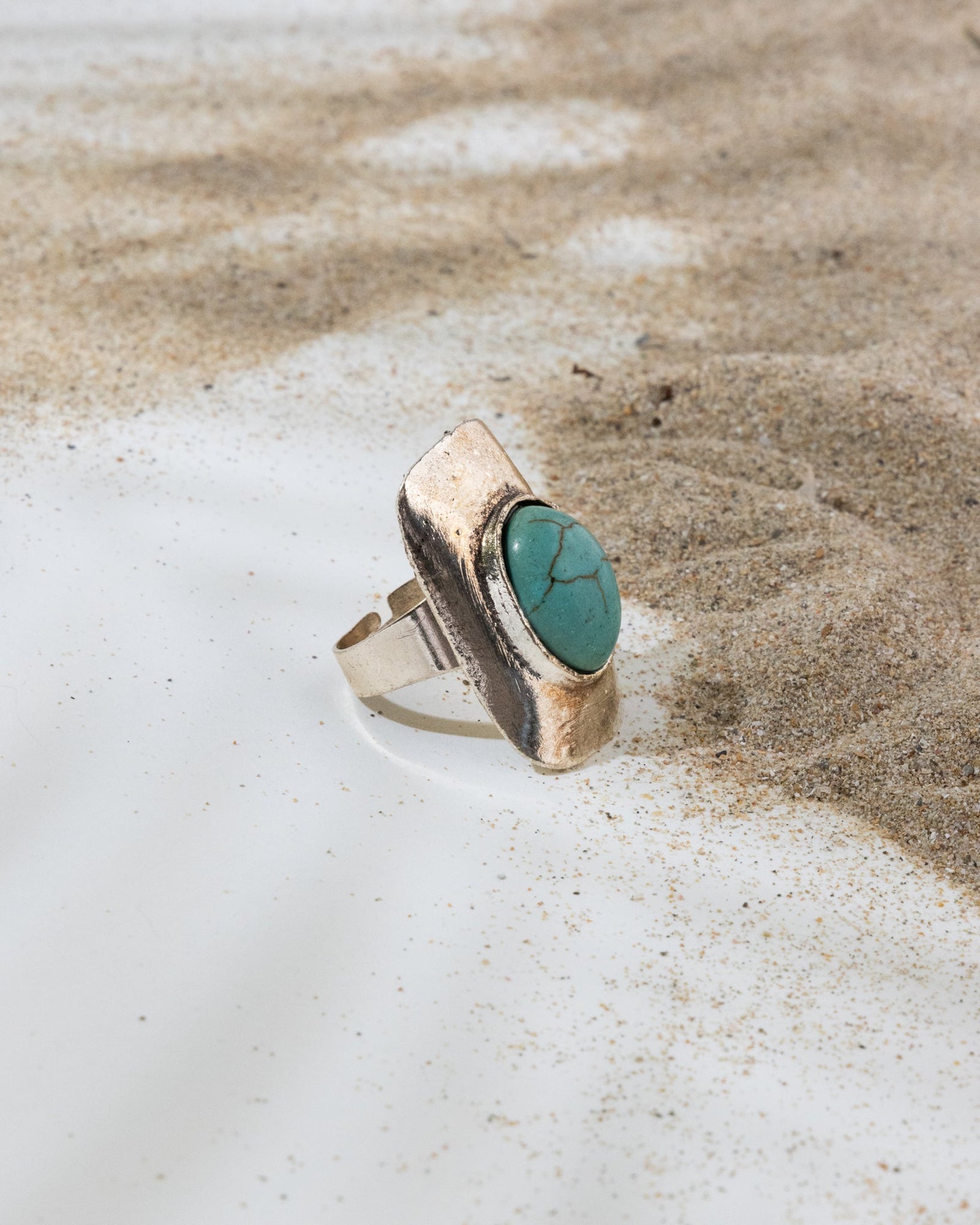 Modern Gemstone Ring
