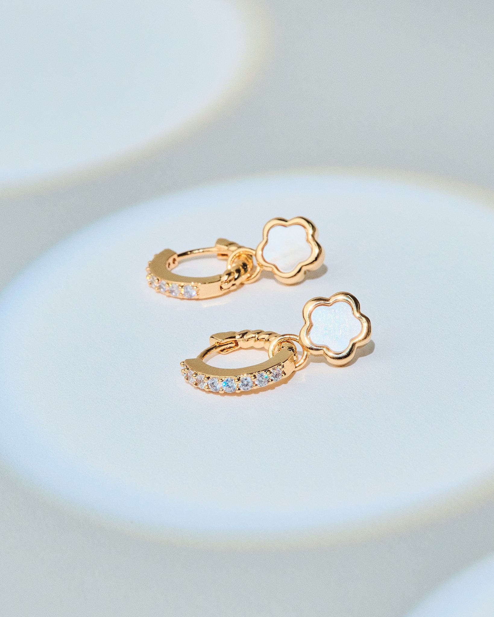 18K Plated Jean Earrings