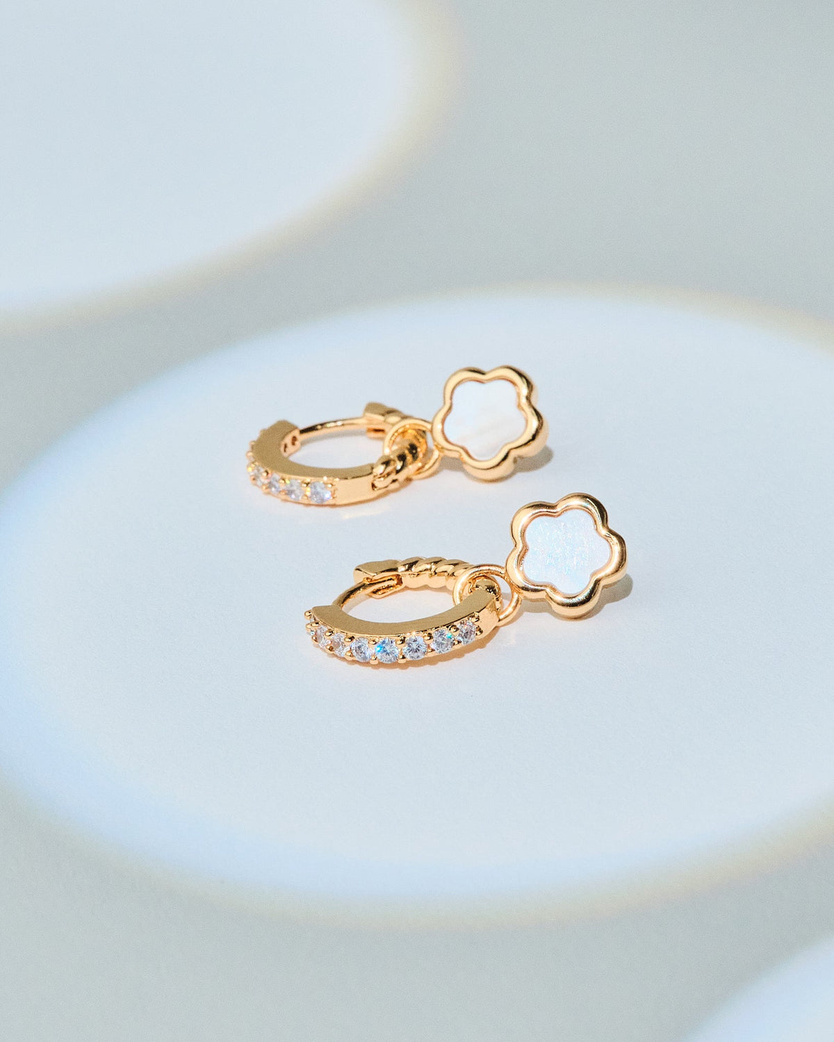 18K Plated Jean Earrings