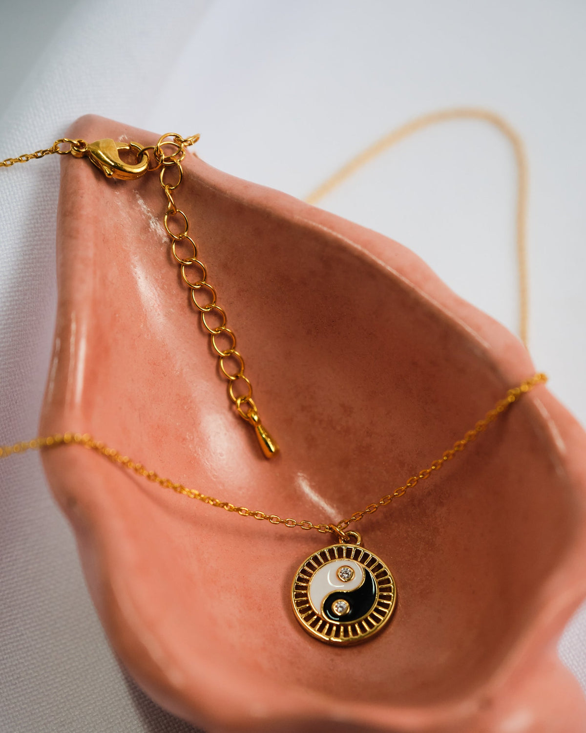 16K Plated Yin Yang Necklace