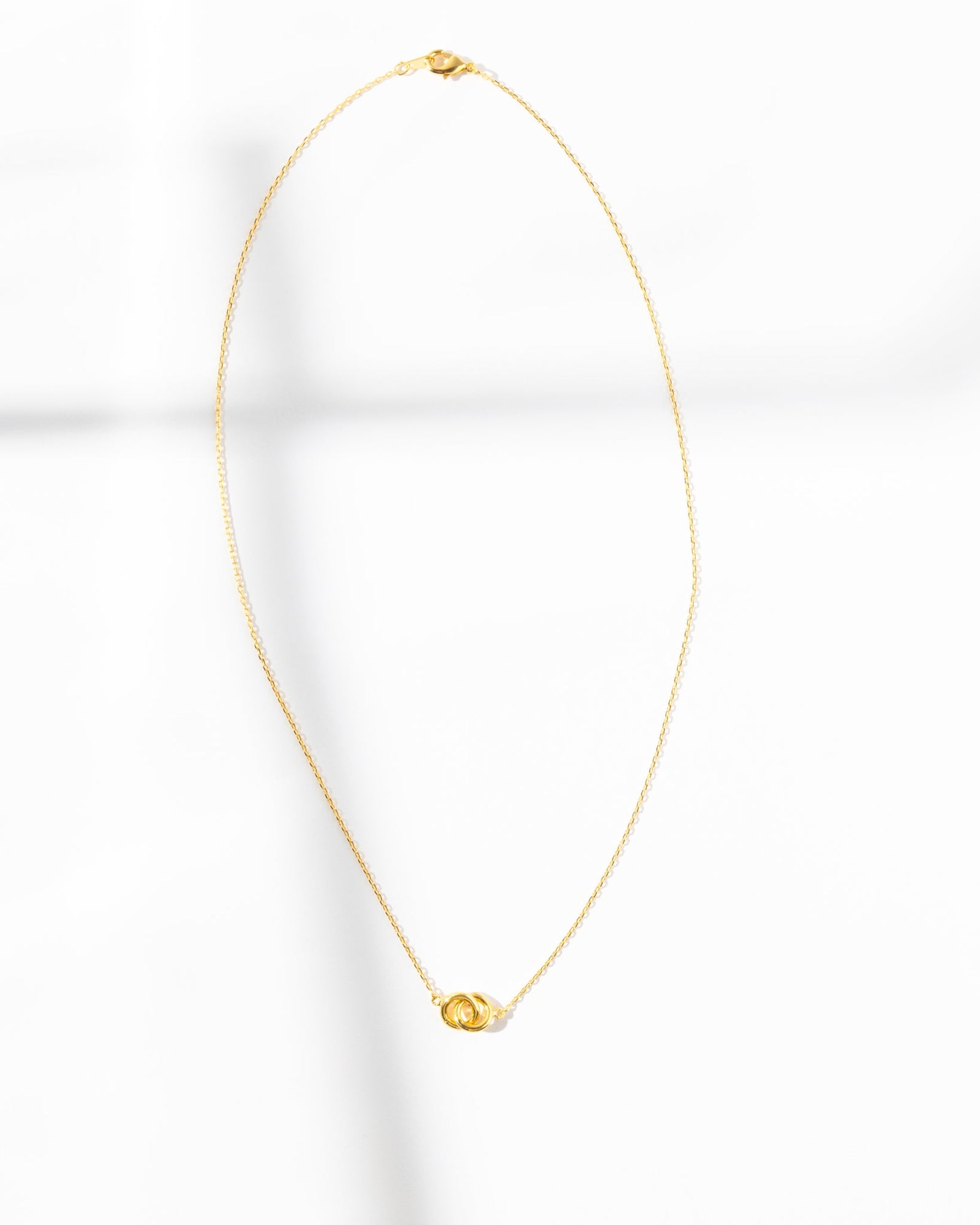 16K Plated Linked Necklace