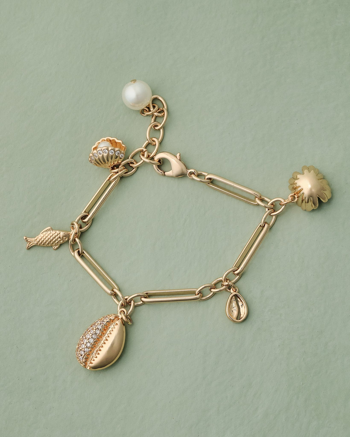 16K Plated Trinkets Bracelet